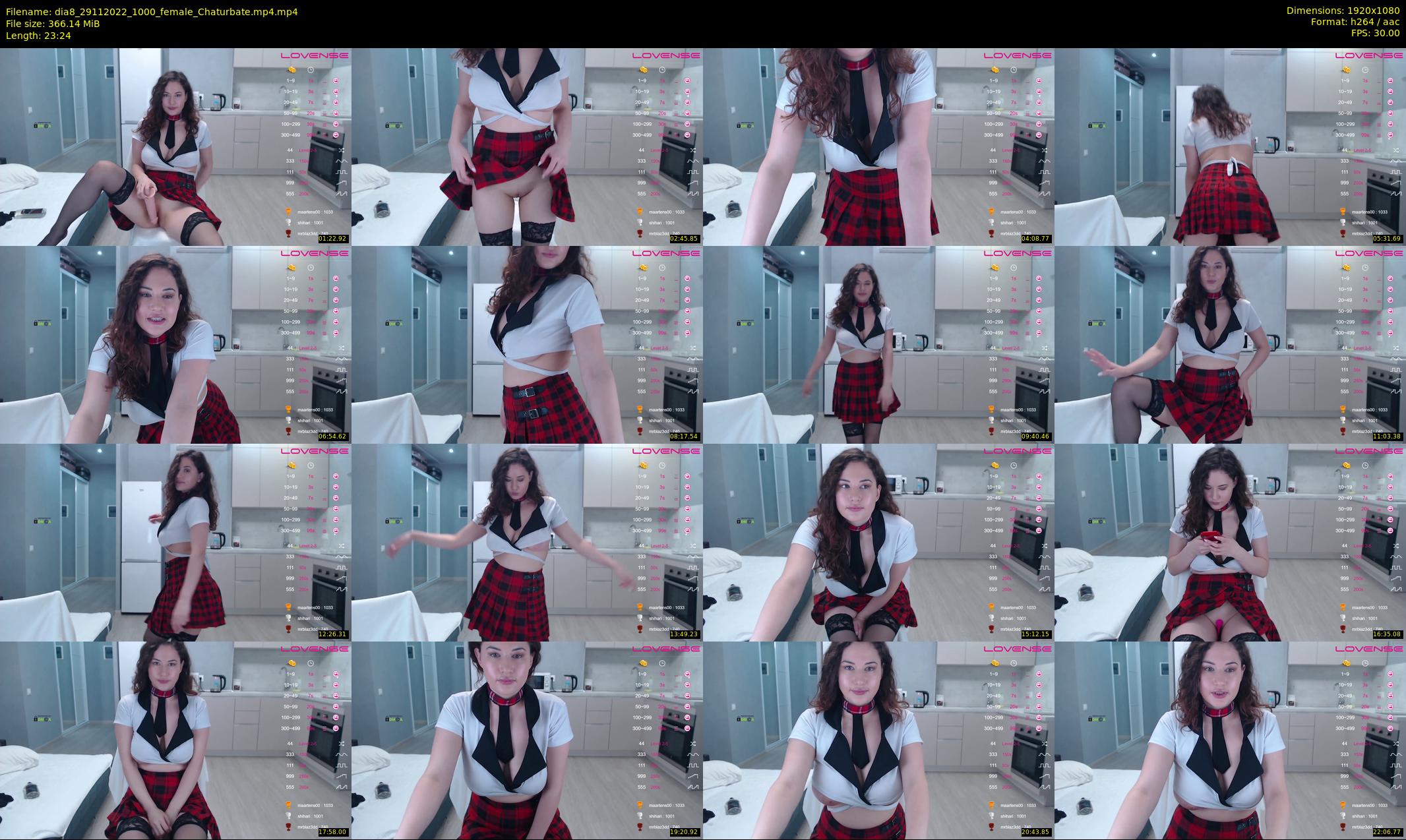 dia8 — 24 minute Chaturbate female cam show recording, 1080p, Nov 29, 2022