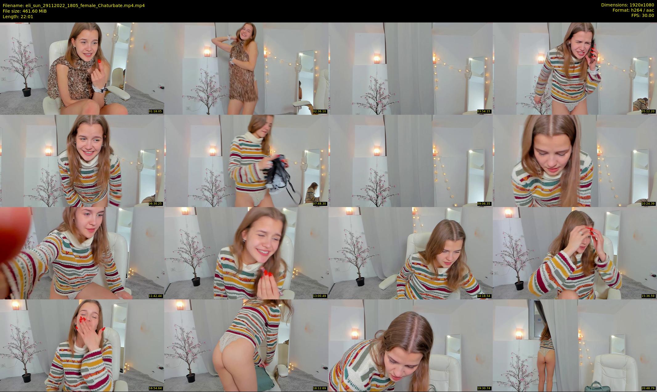 eli_sun — 23 minute Chaturbate female cam show recording, 1080p, Nov 29, 2022