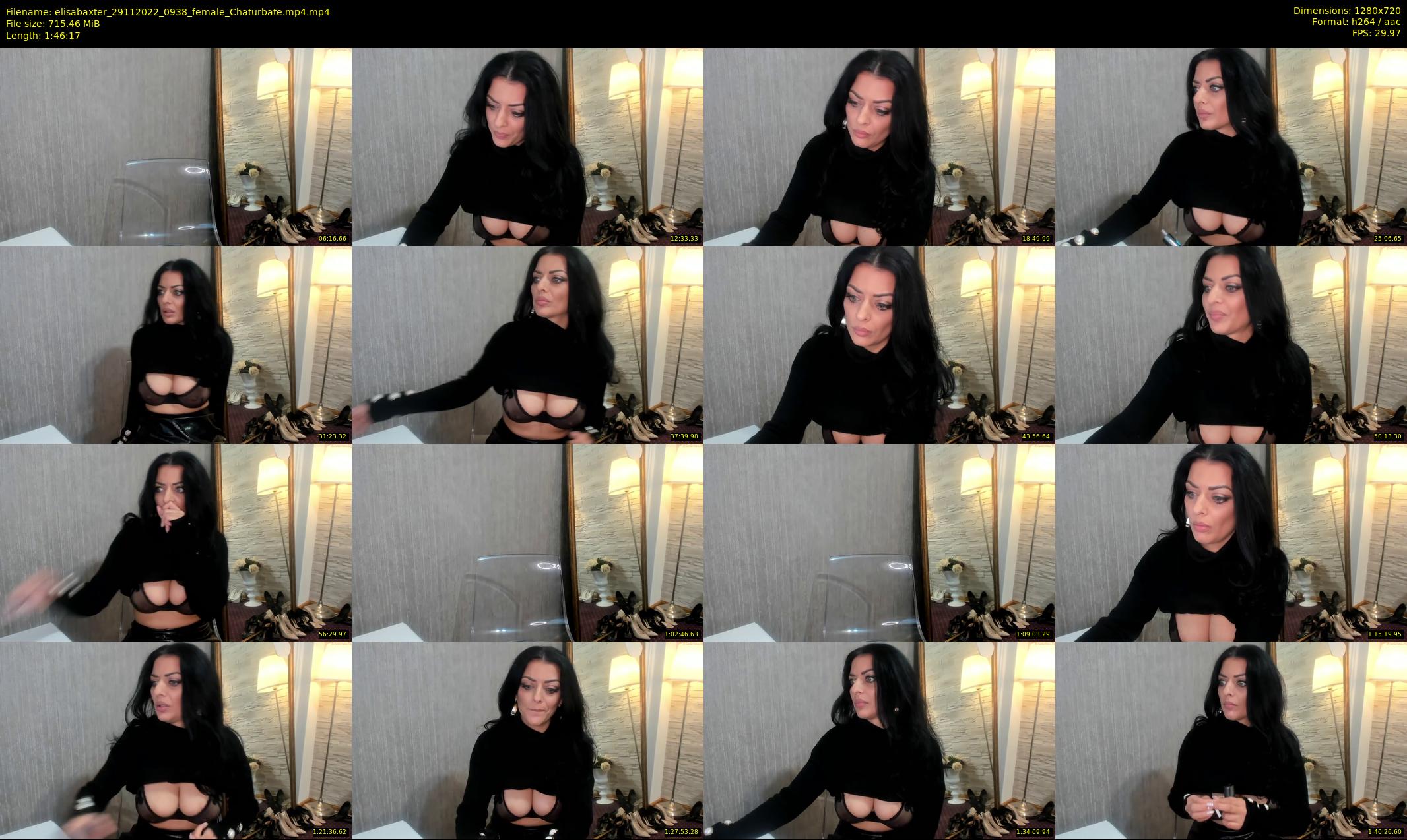 elisabaxter — 107 minute Chaturbate female cam show recording, 720p, Nov 29, 2022