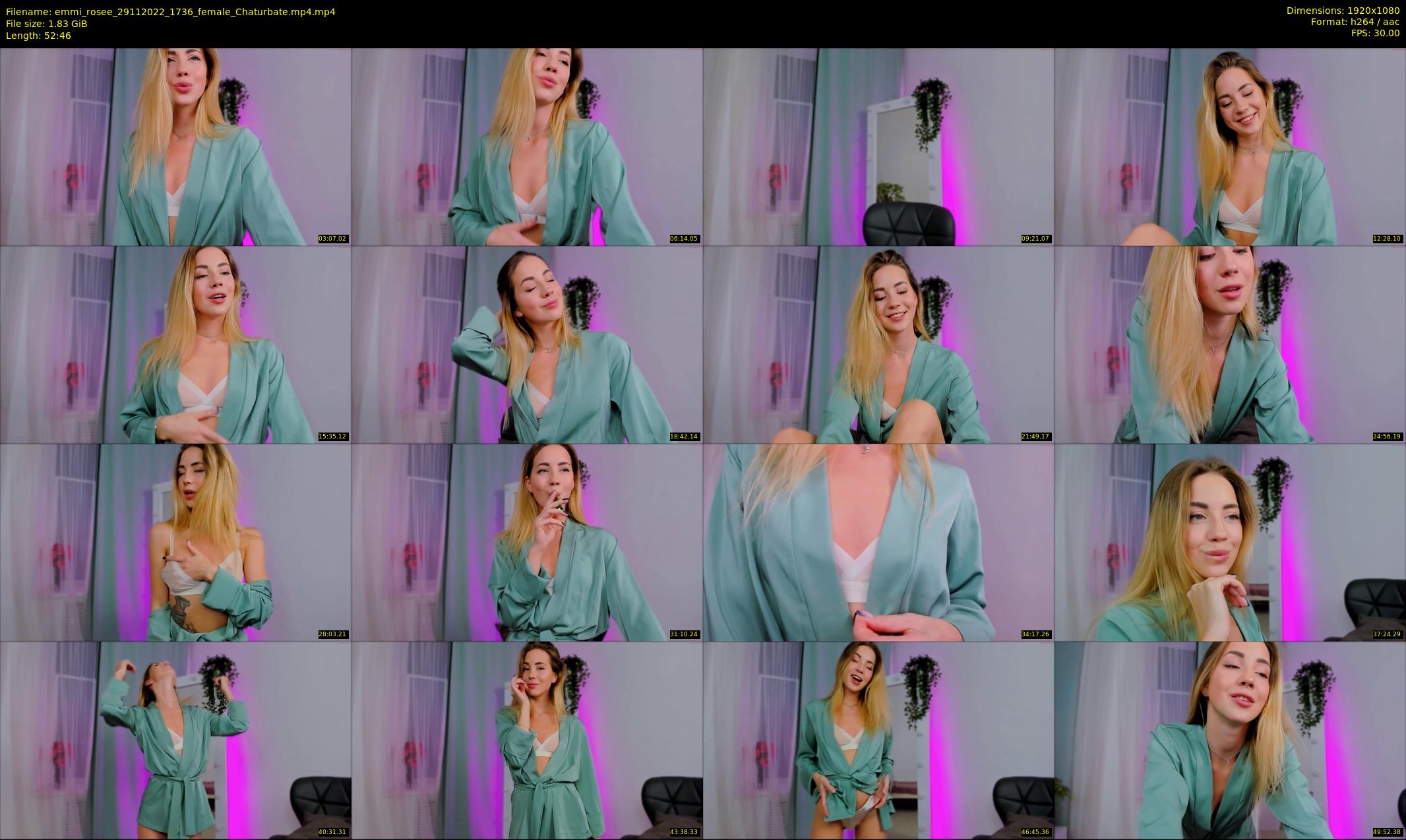 emmi_rosee — 53 minute Chaturbate female cam show recording, 1080p, Nov 29, 2022