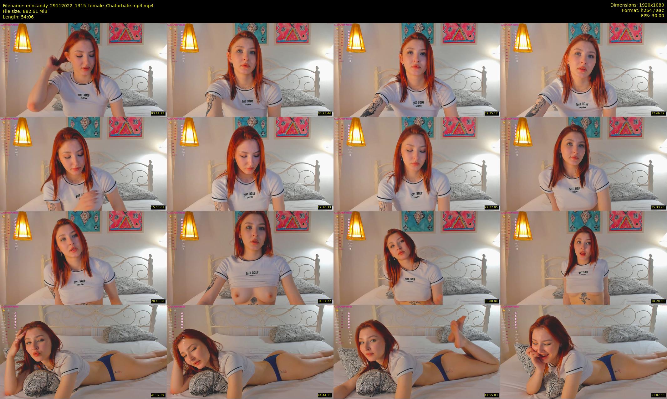 enncandy — 55 minute Chaturbate female cam show recording, 1080p, Nov 29, 2022