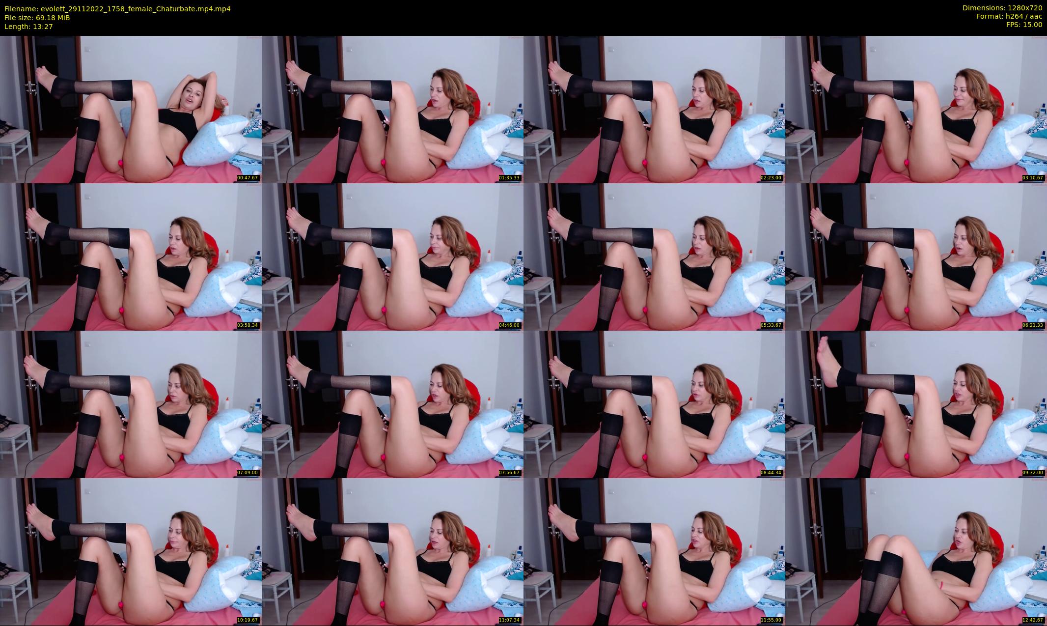 evolett — 14 minute Chaturbate female cam show recording, 720p, Nov 29, 2022