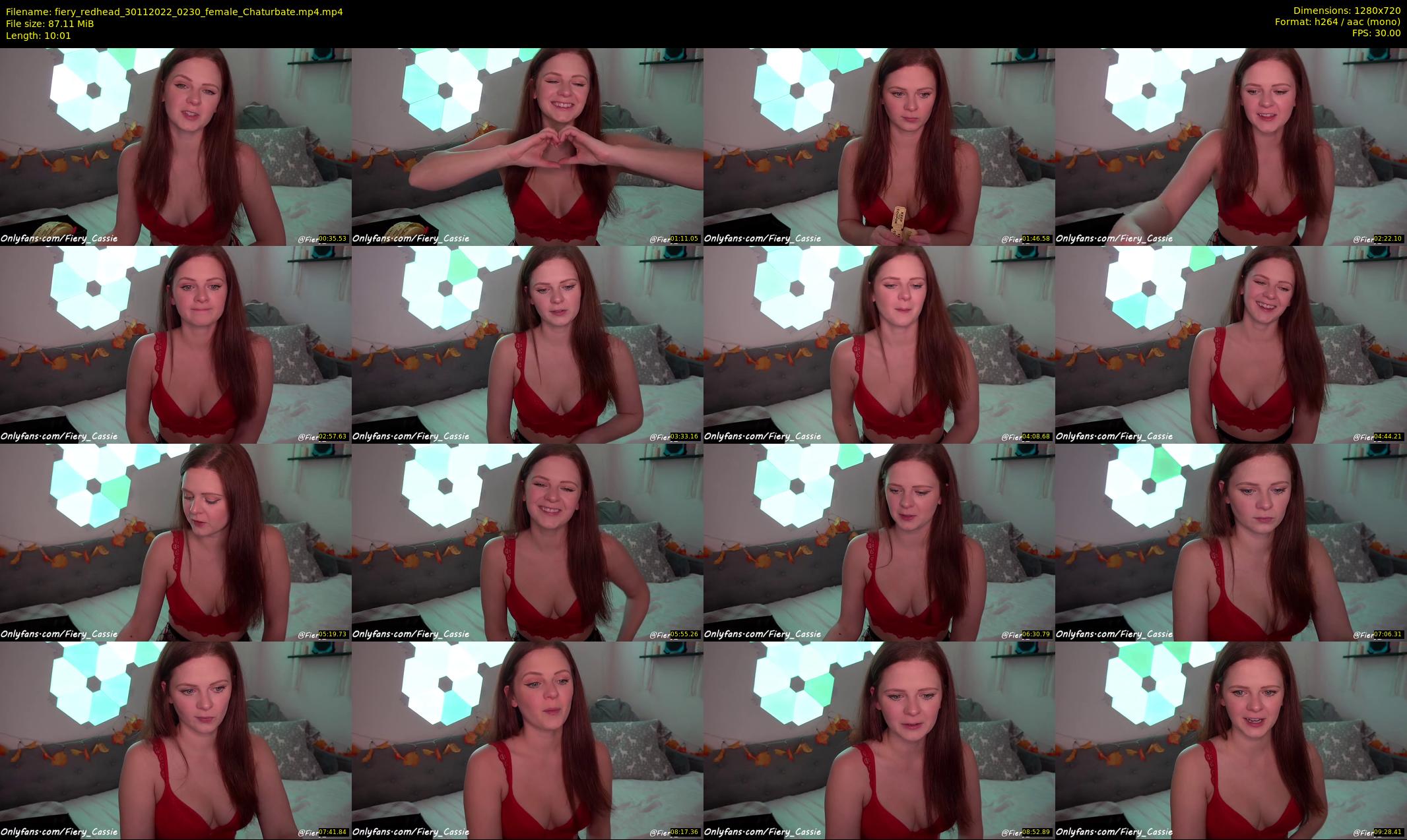 fiery_redhead — 11 minute Chaturbate female cam show recording, 720p, Nov 30, 2022