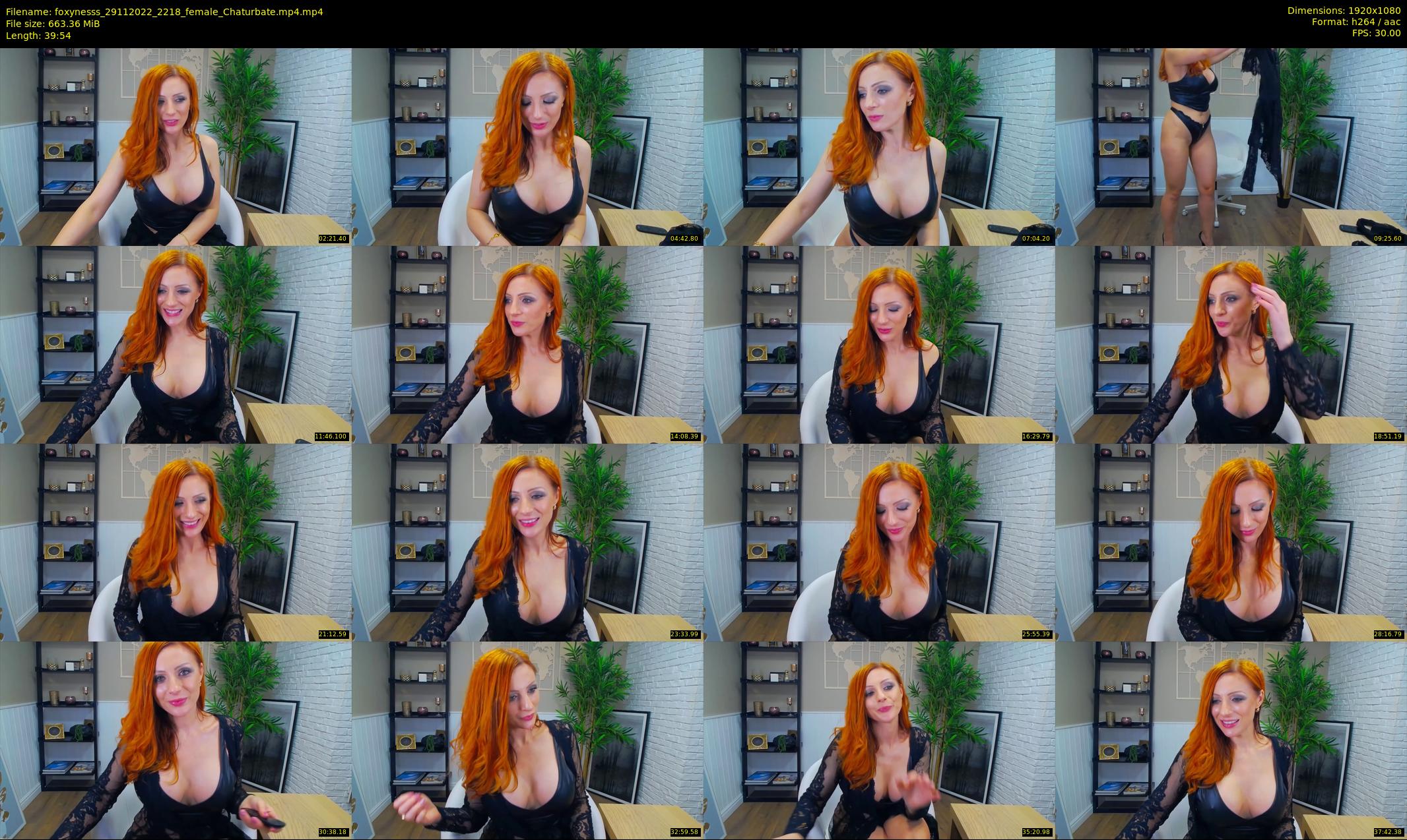 foxynesss — 40 minute Chaturbate female cam show recording, 1080p, Nov 29, 2022