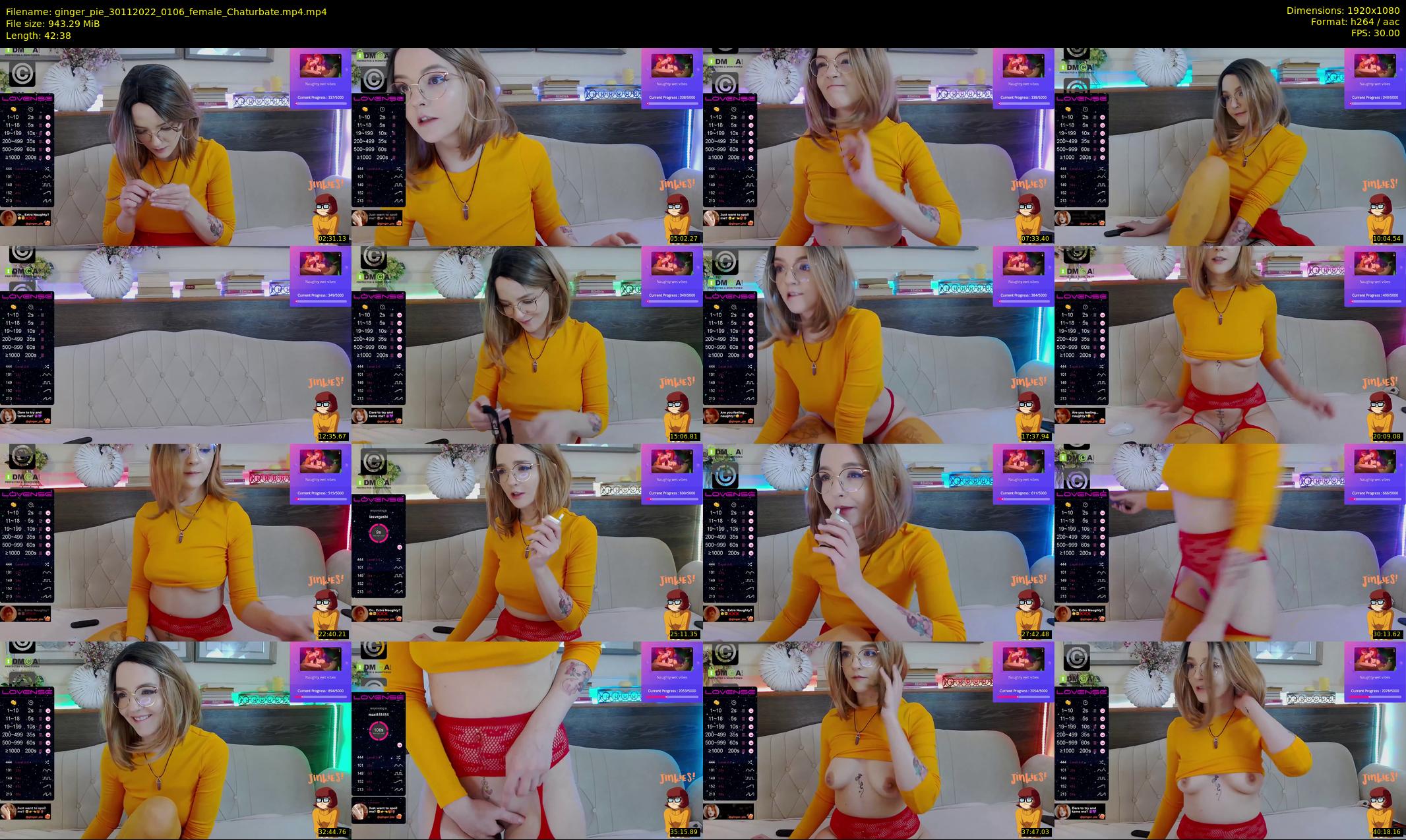 ginger_pie — 43 minute Chaturbate female cam show recording, 1080p, Nov 30, 2022