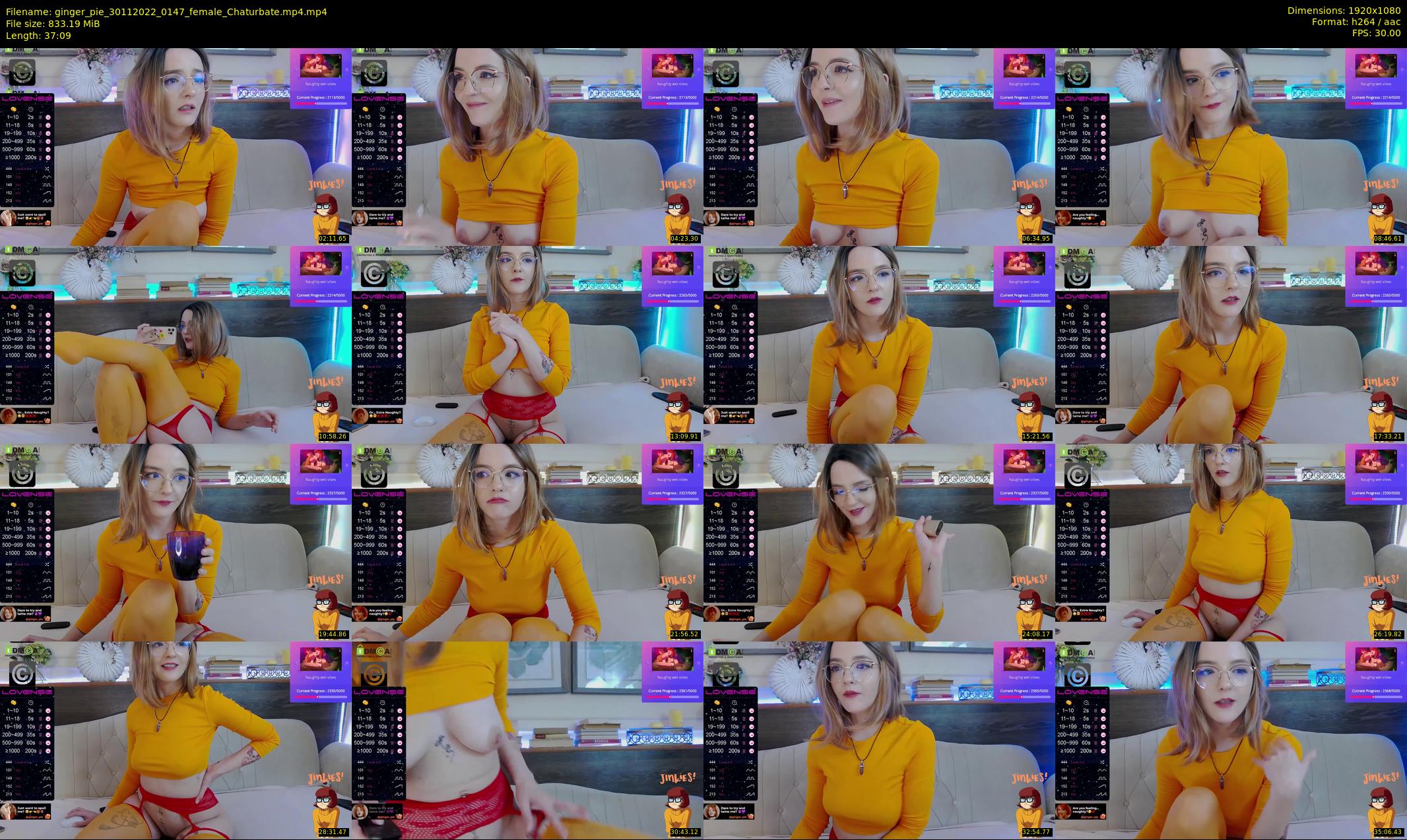 ginger_pie — 38 minute Chaturbate female cam show recording, 1080p, Nov 30, 2022