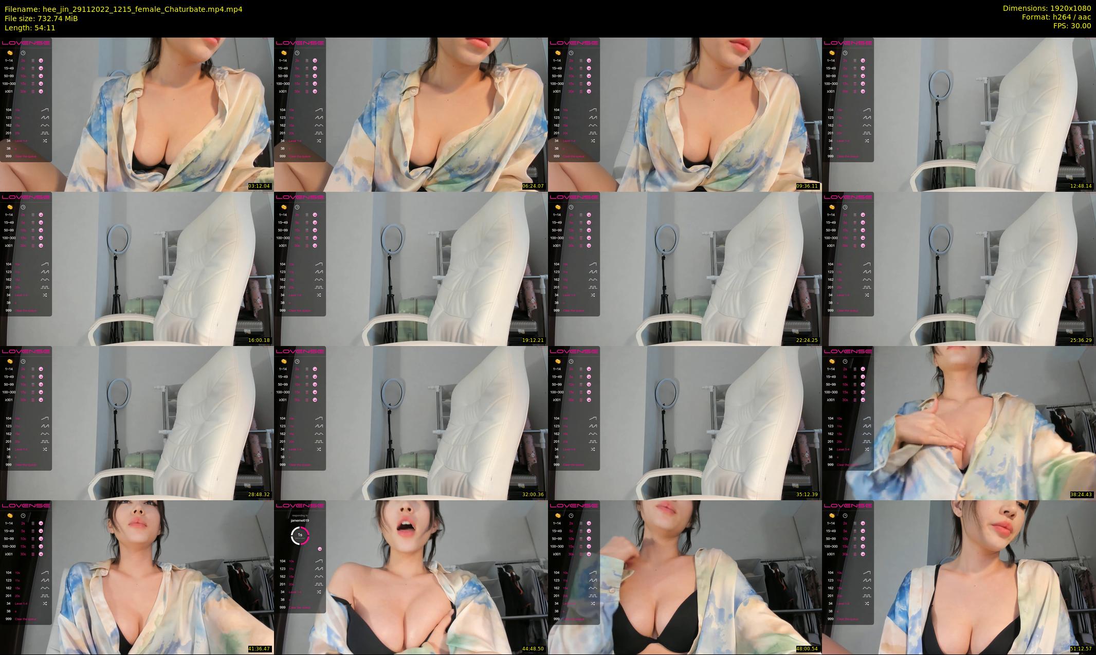 hee_jin — 55 minute Chaturbate female cam show recording, 1080p, Nov 29, 2022