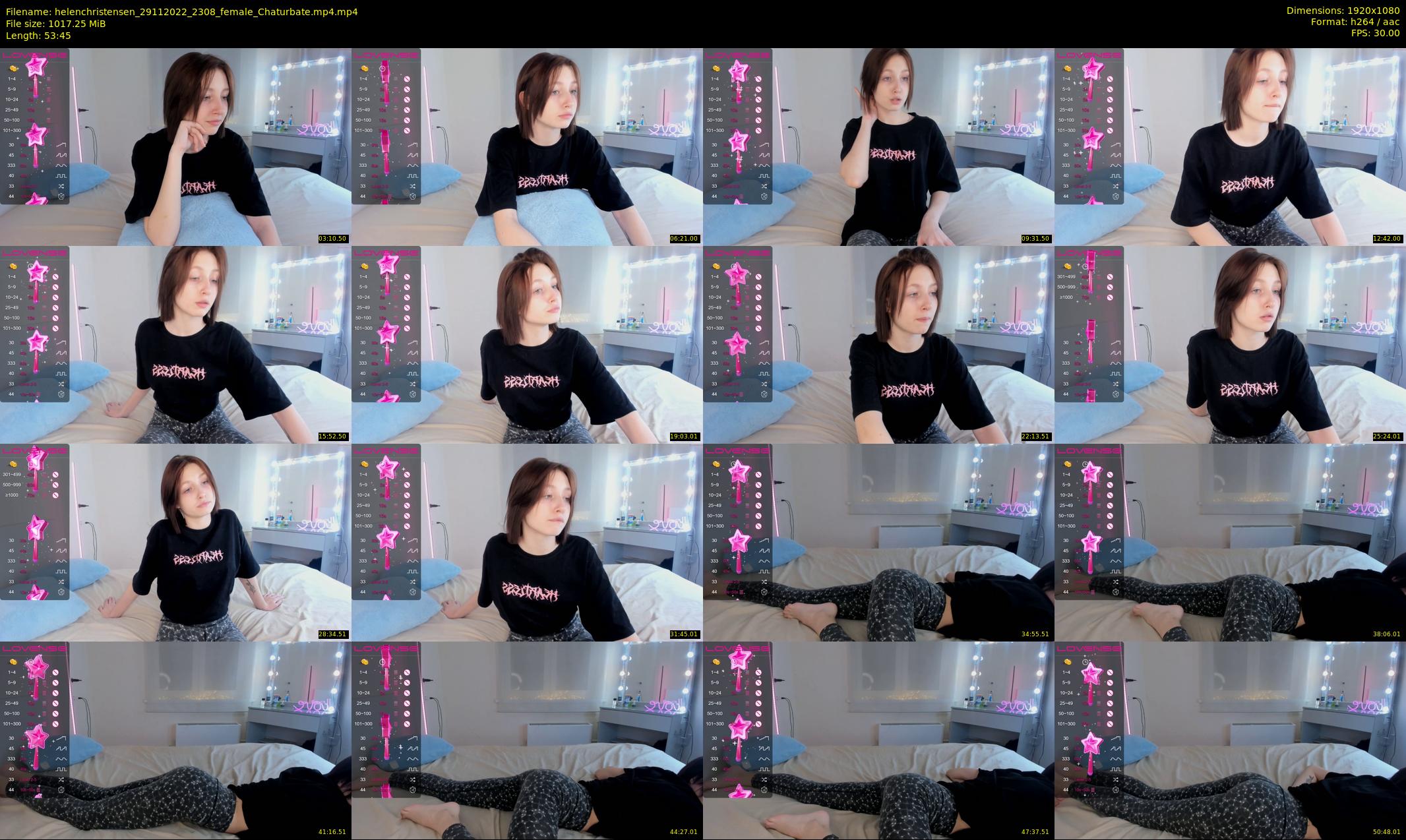 helenchristensen — 54 minute Chaturbate female cam show recording, 1080p, Nov 29, 2022