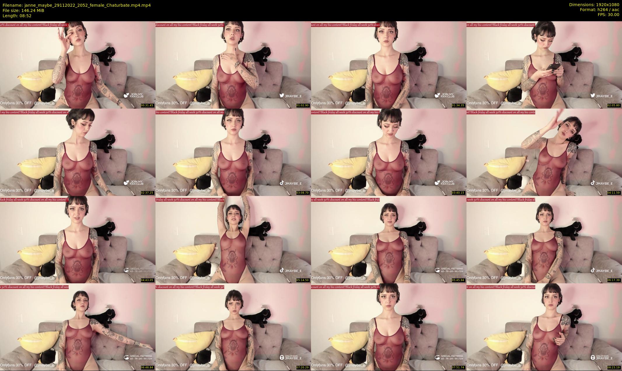 janne_maybe — 9 minute Chaturbate female cam show recording, 1080p, Nov 29, 2022