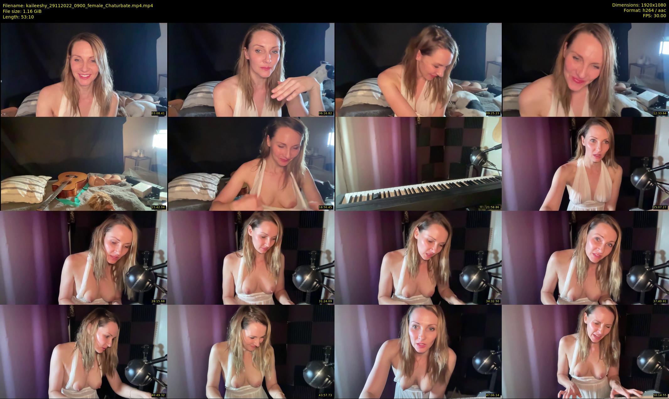 kaileeshy — 54 minute Chaturbate female cam show recording, 1080p, Nov 29, 2022