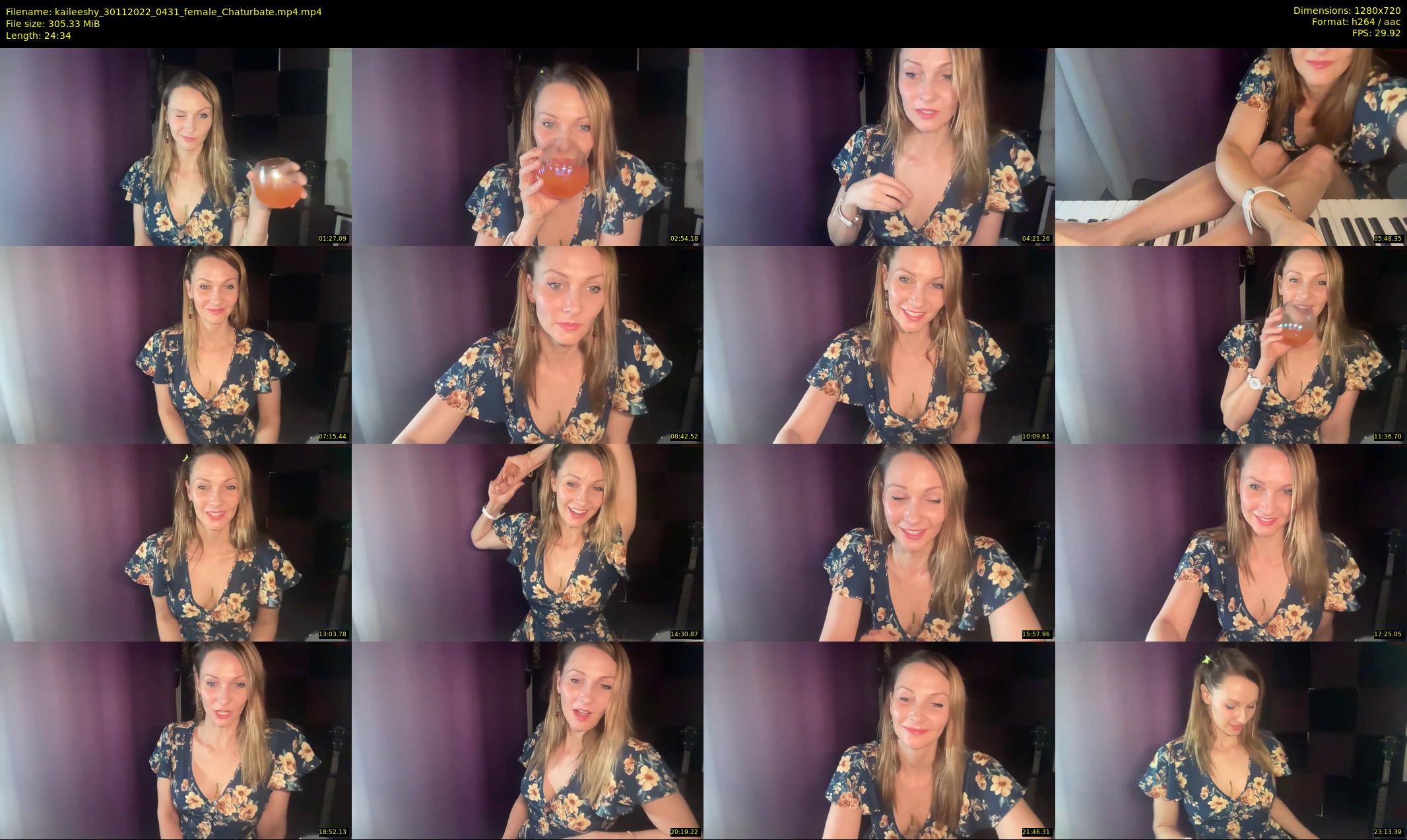 kaileeshy — 25 minute Chaturbate female cam show recording, 720p, Nov 30, 2022