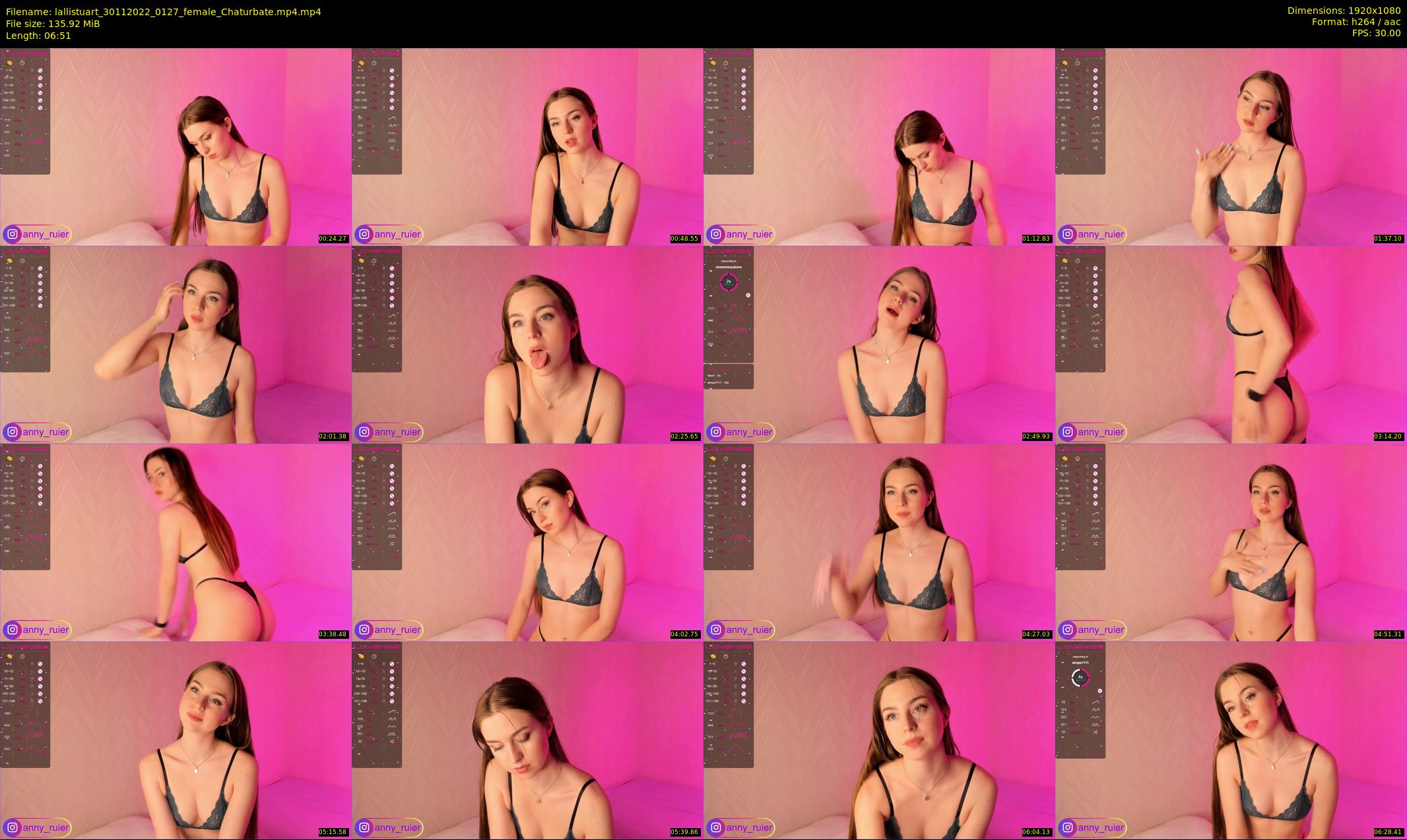 lallistuart — 7 minute Chaturbate female cam show recording, 1080p, Nov 30, 2022