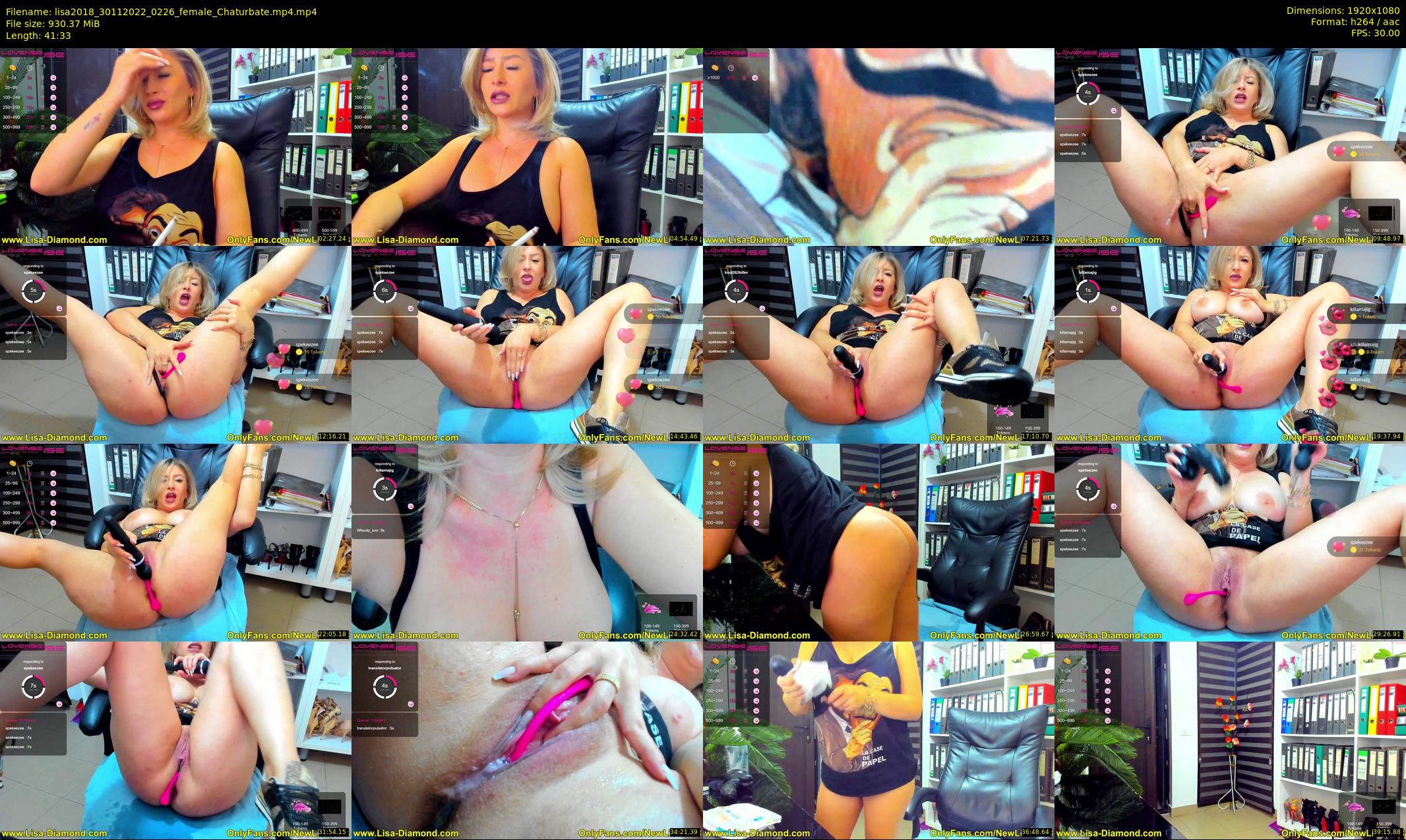 lisa2018 — 42 minute Chaturbate female cam show recording, 1080p, Nov 30, 2022
