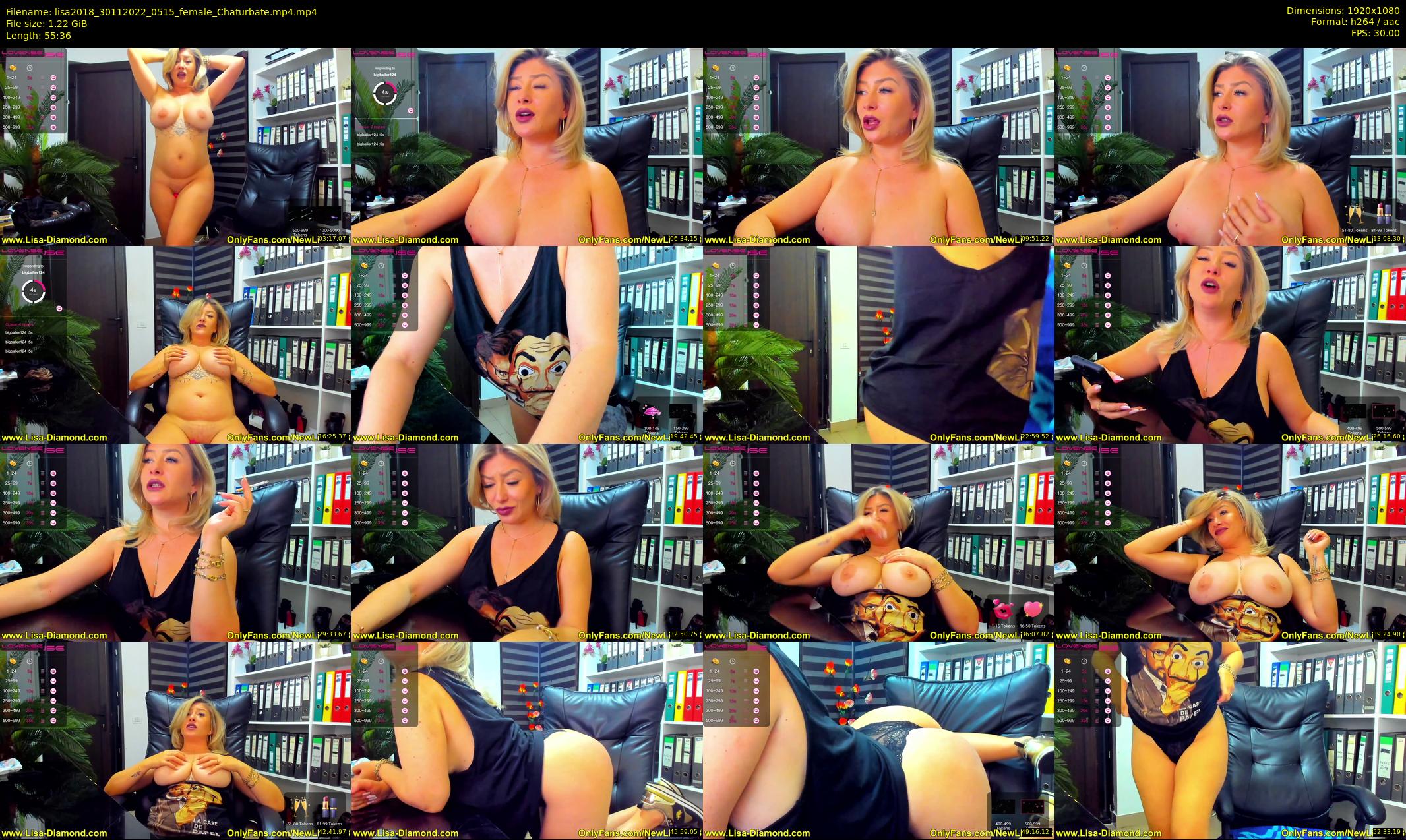 lisa2018 — 56 minute Chaturbate female cam show recording, 1080p, Nov 30, 2022
