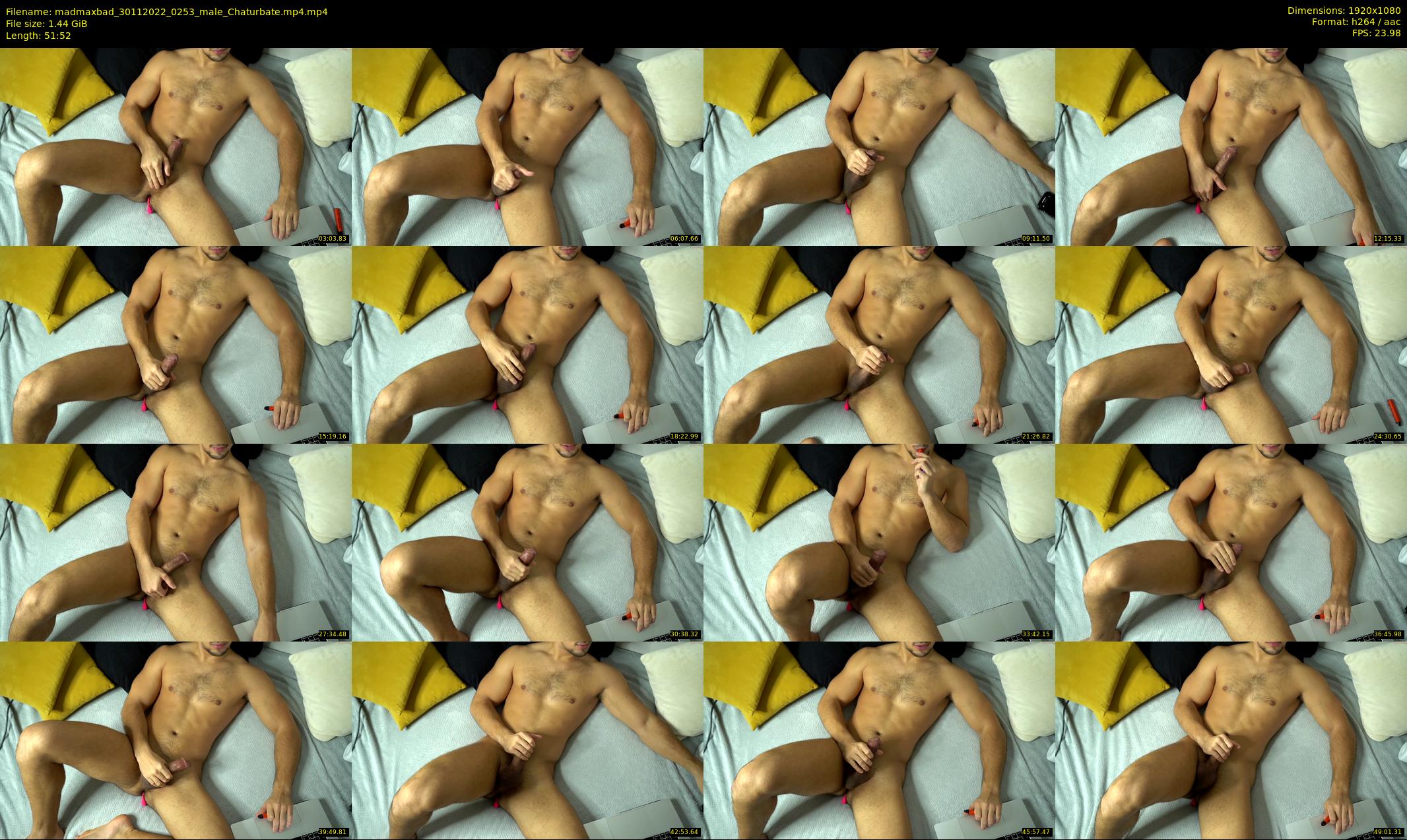 madmaxbad — 52 minute Chaturbate male cam show recording, 1080p, Nov 30, 2022