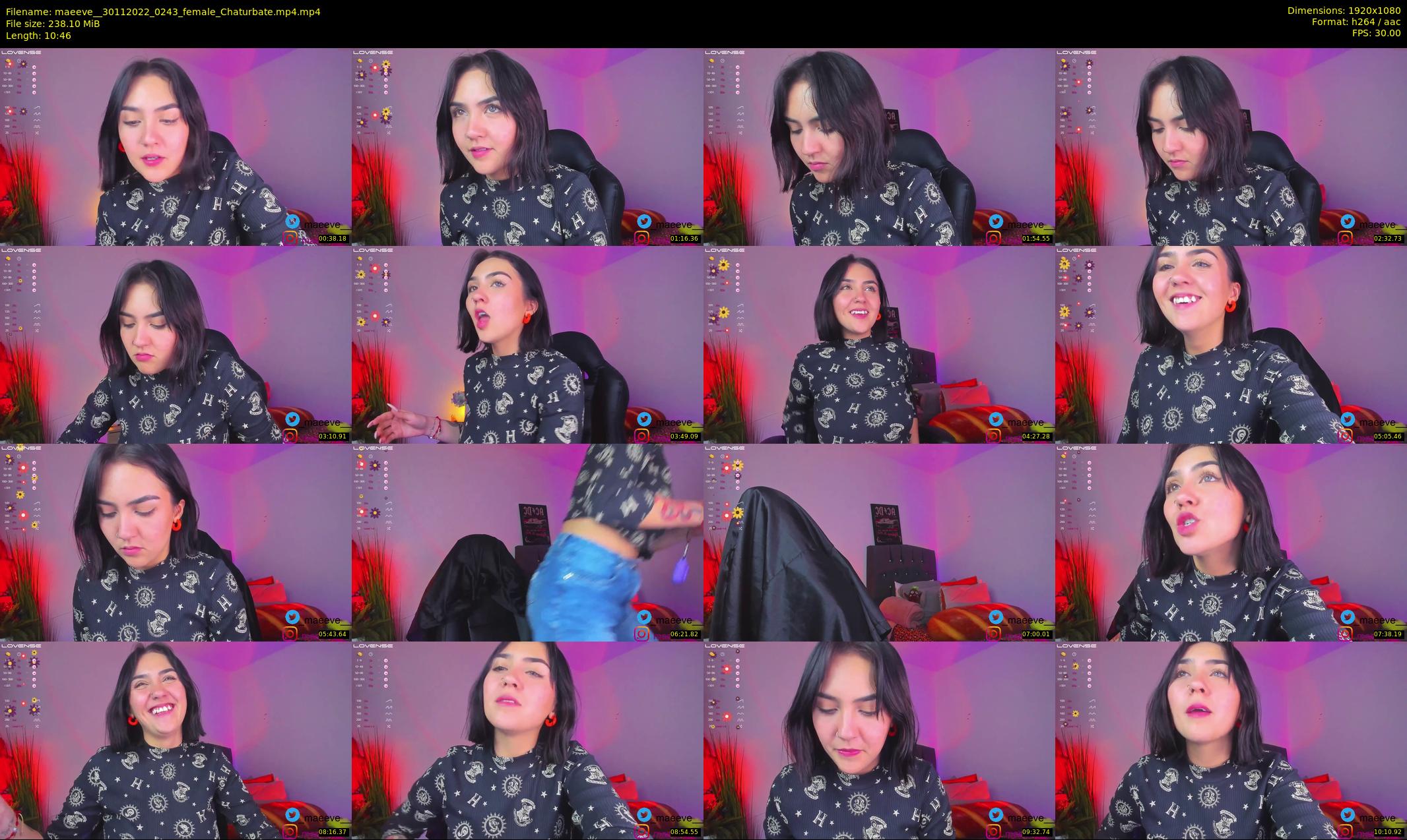 maeeve_ — 11 minute Chaturbate female cam show recording, 1080p, Nov 30, 2022