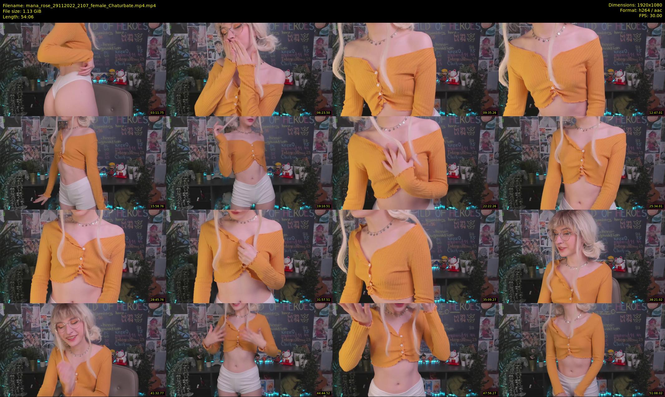 mana_rose — 55 minute Chaturbate female cam show recording, 1080p, Nov 29, 2022