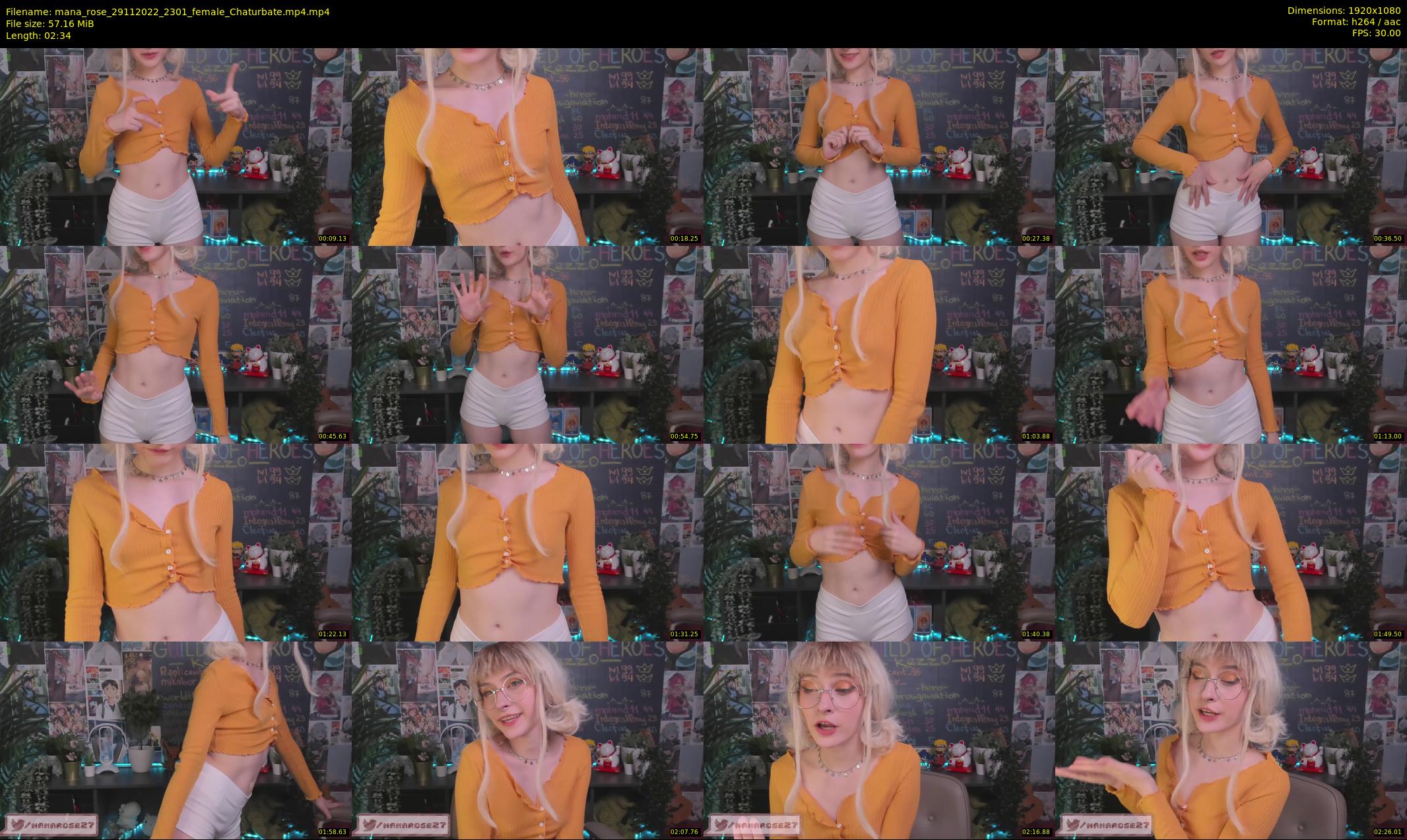 mana_rose — 3 minute Chaturbate female cam show recording, 1080p, Nov 29, 2022