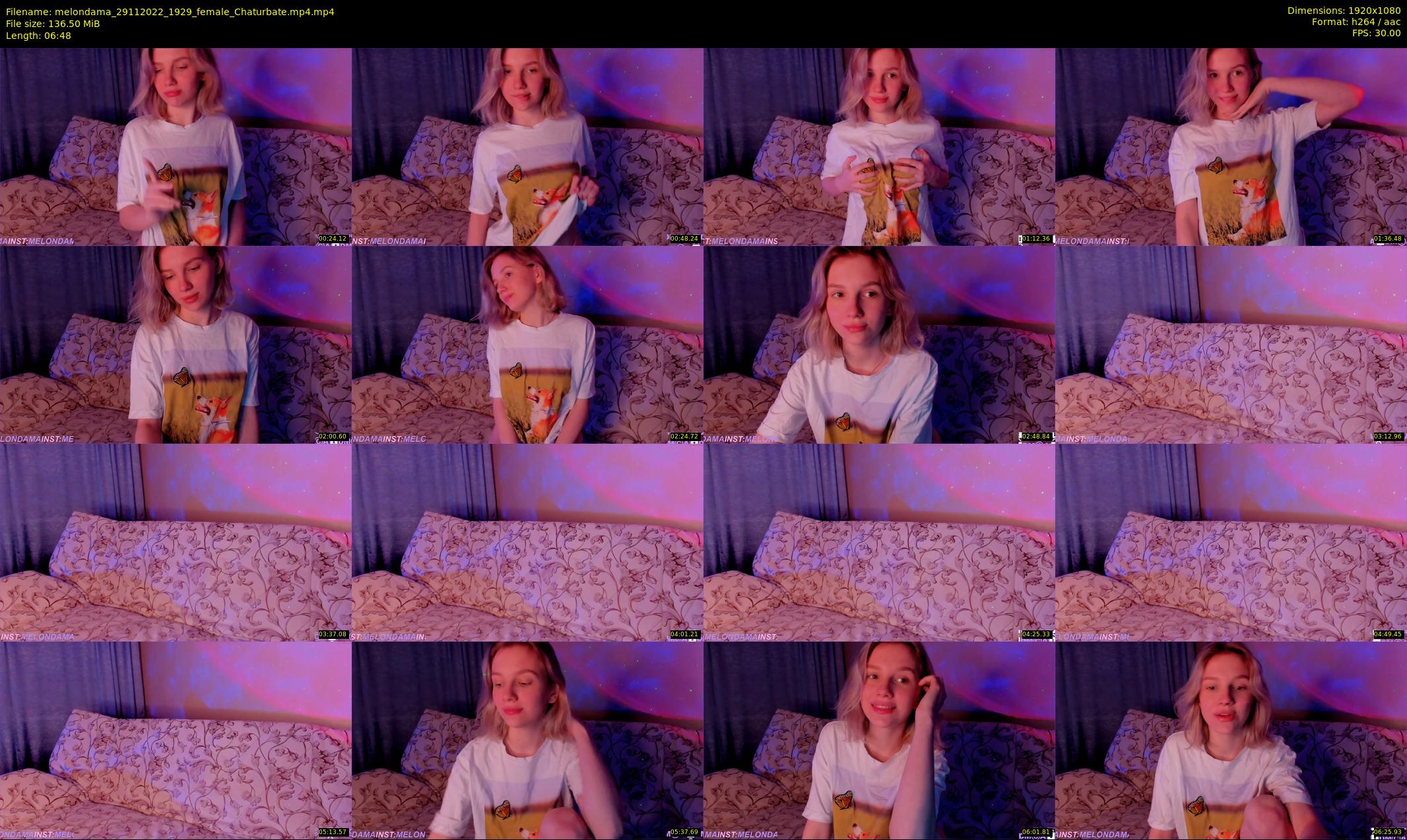 melondama — 7 minute Chaturbate female cam show recording, 1080p, Nov 29, 2022