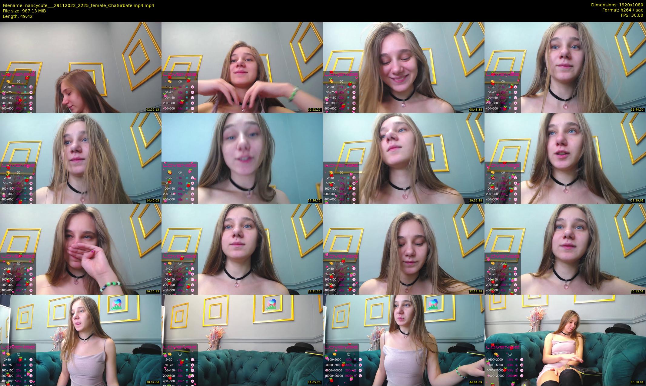 nancycute__ — 50 minute Chaturbate female cam show recording, 1080p, Nov 29, 2022
