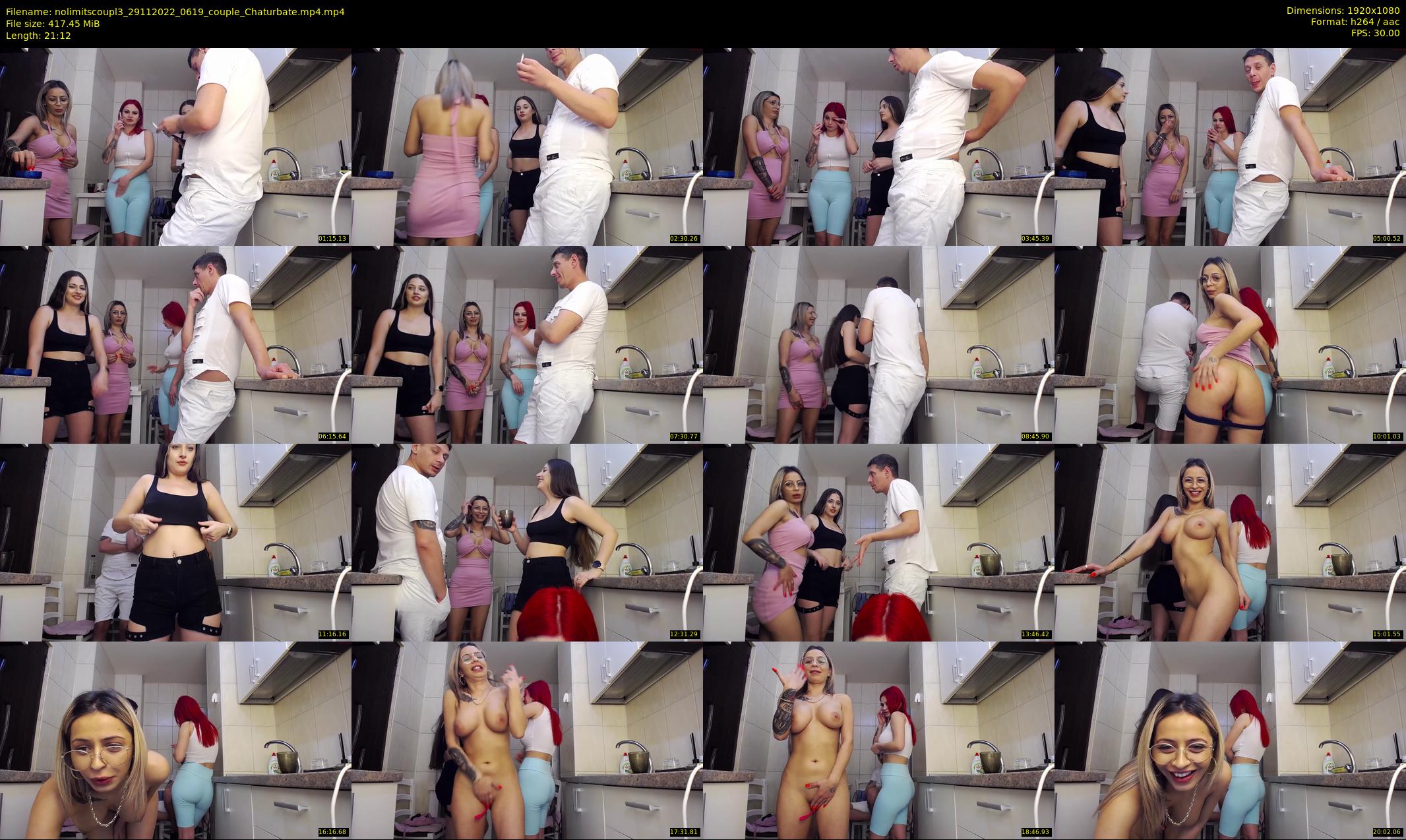 nolimitscoupl3 — 22 minute Chaturbate couple cam show recording, 1080p, Nov 29, 2022
