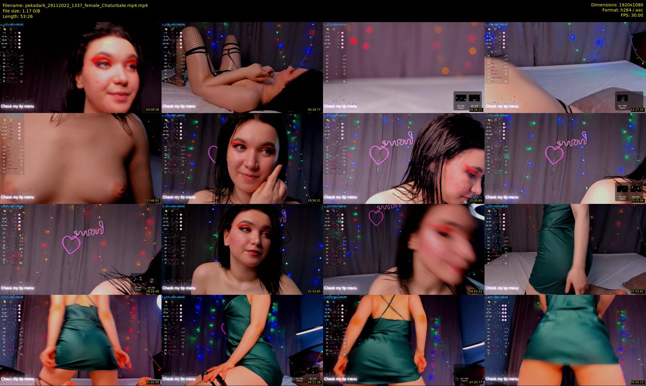 pekadark — 54 minute Chaturbate female cam show recording, 1080p, Nov 29, 2022