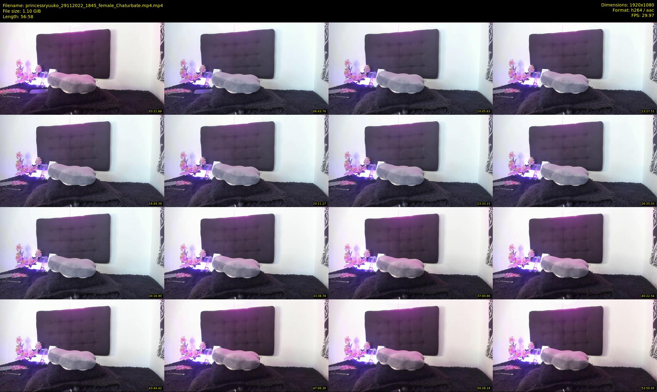 princessryuuko — 57 minute Chaturbate female cam show recording, 1080p, Nov 29, 2022