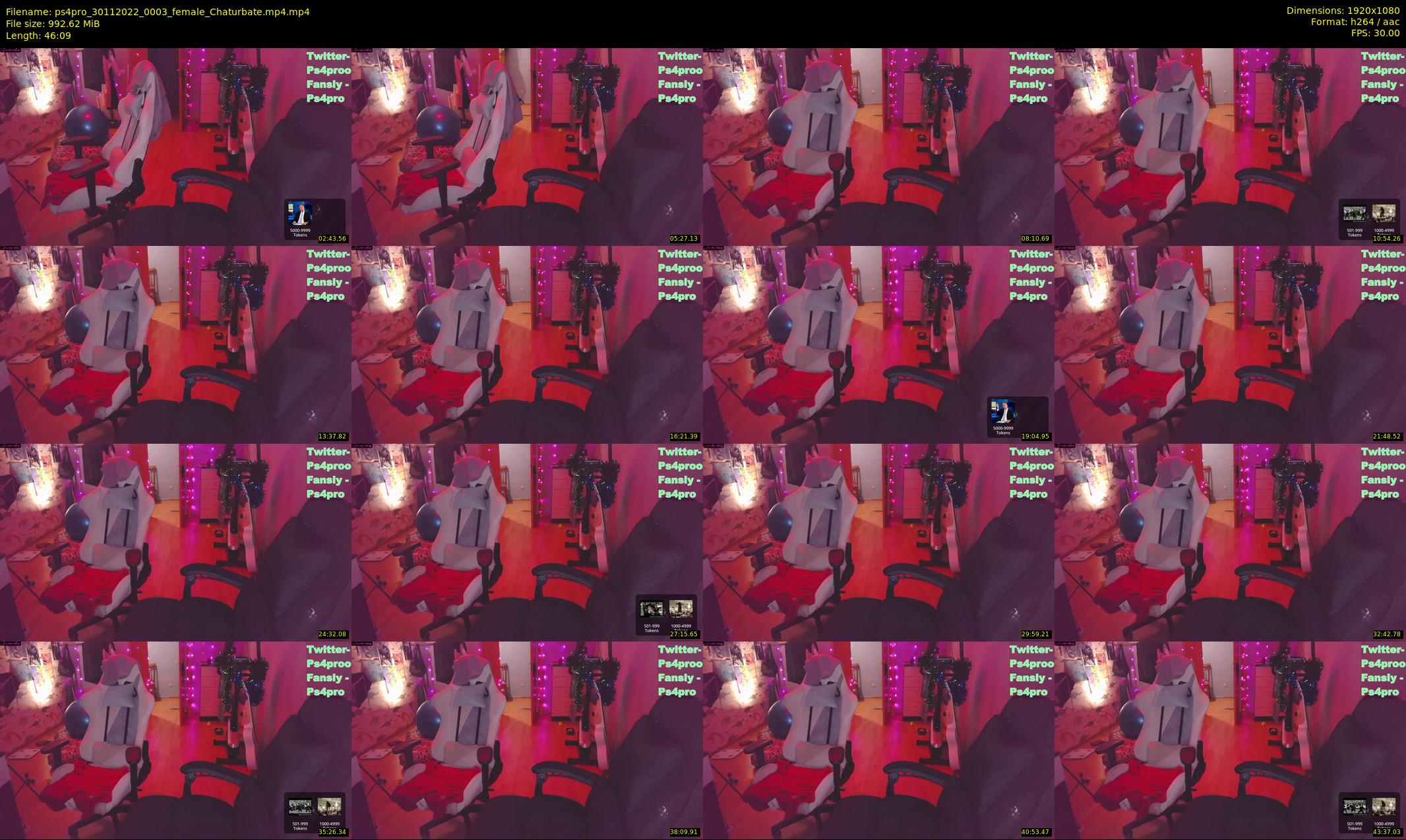 ps4pro — 47 minute Chaturbate female cam show recording, 1080p, Nov 30, 2022