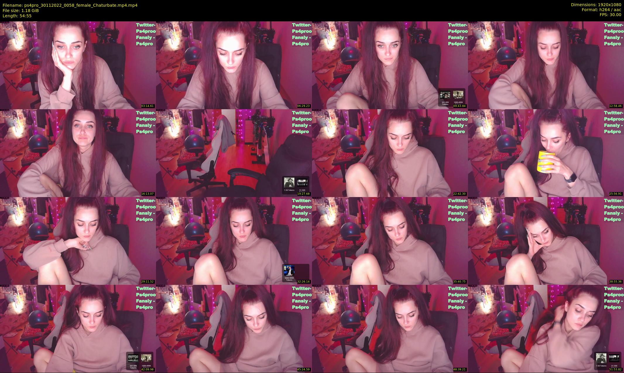 ps4pro — 55 minute Chaturbate female cam show recording, 1080p, Nov 30, 2022