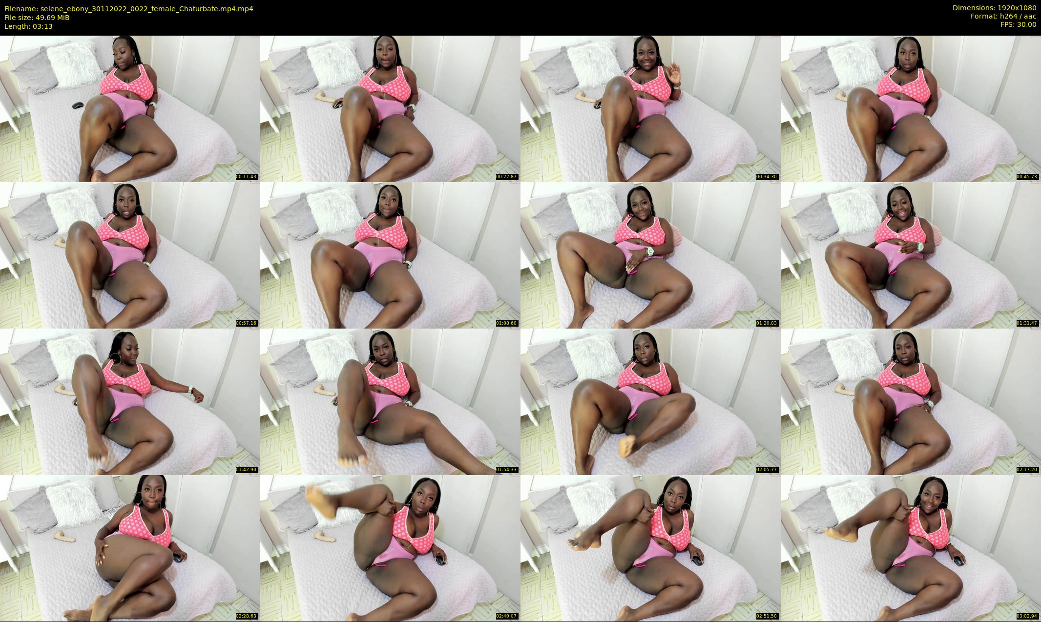selene_ebony — 4 minute Chaturbate female cam show recording, 1080p, Nov 30, 2022