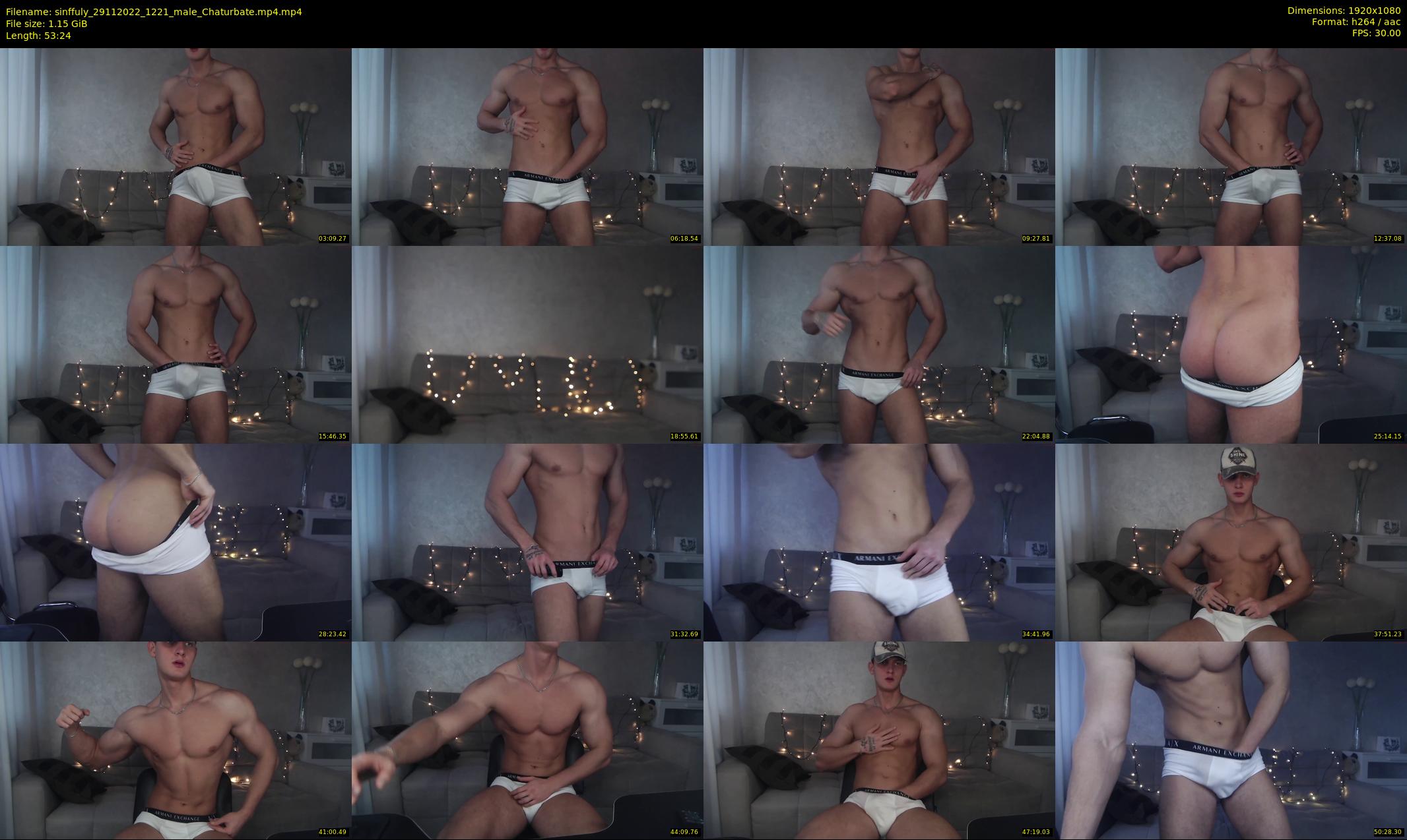 sinffuly — 54 minute Chaturbate male cam show recording, 1080p, Nov 29, 2022