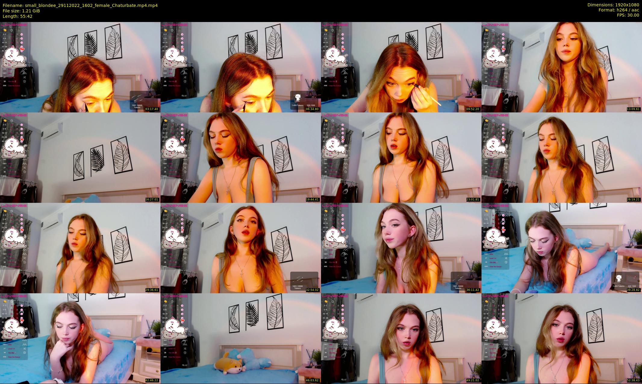 small_blondee — 56 minute Chaturbate female cam show recording, 1080p, Nov 29, 2022