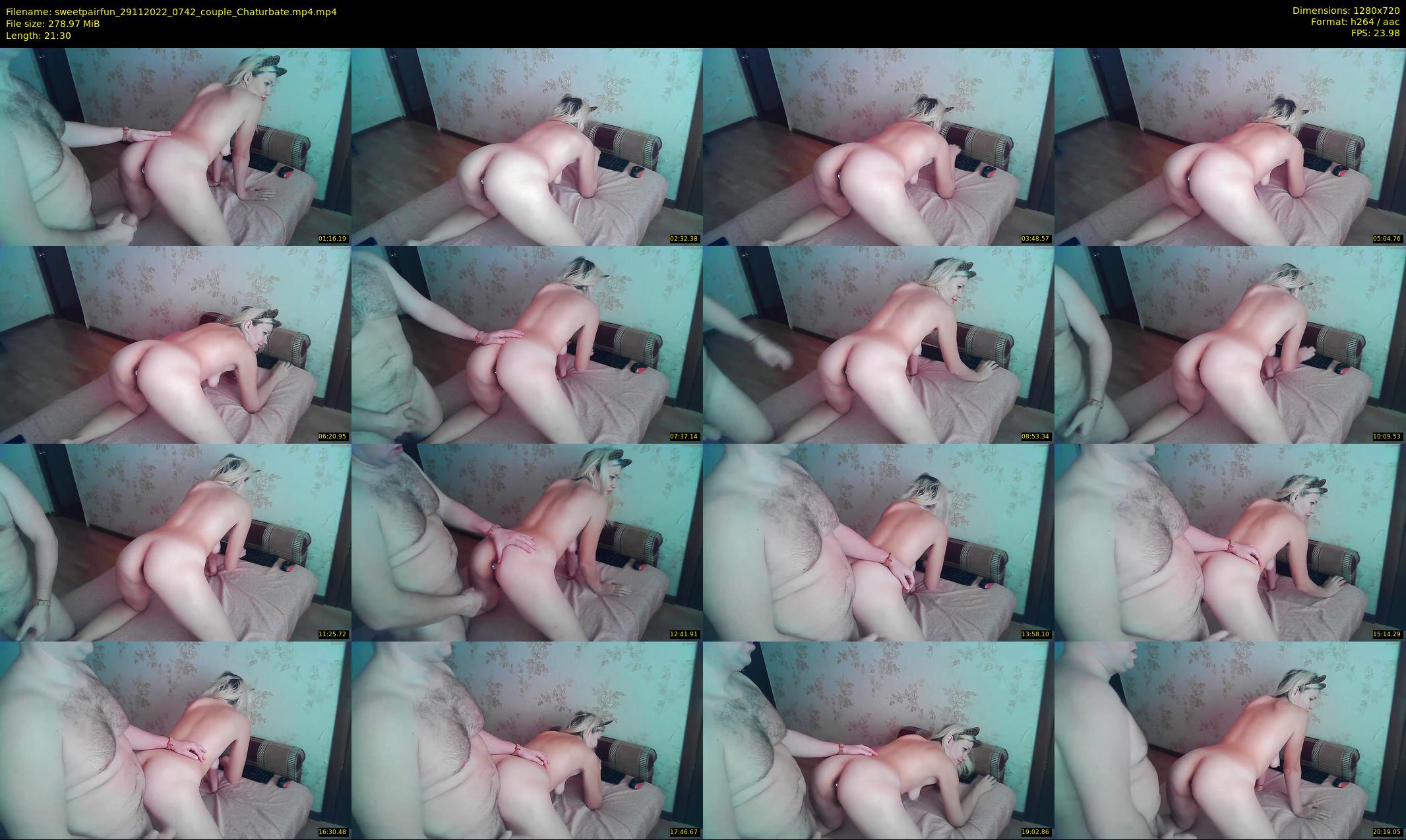 sweetpairfun — 22 minute Chaturbate couple cam show recording, 720p, Nov 29, 2022