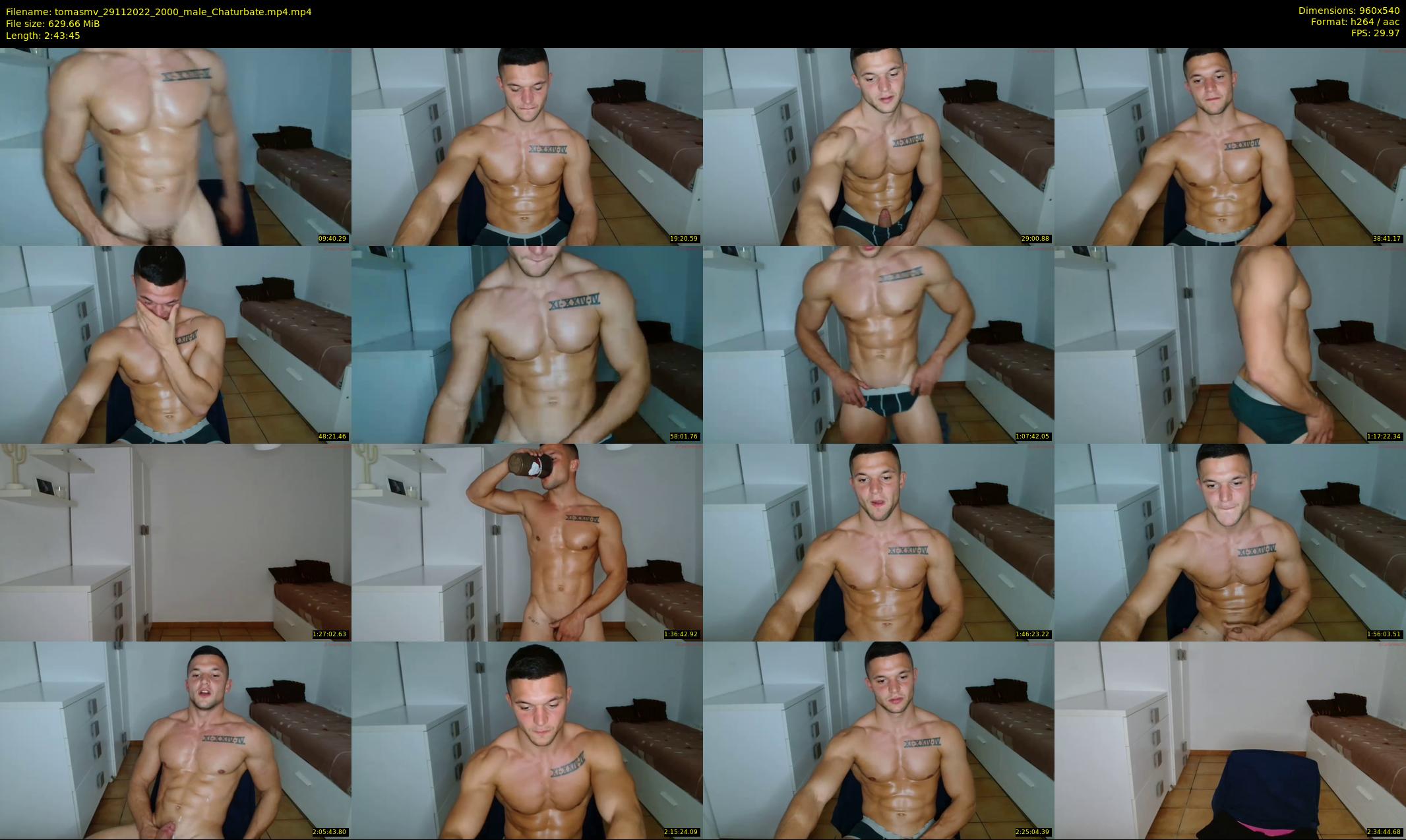 tomasmv — 164 minute Chaturbate male cam show recording, 480p, Nov 29, 2022