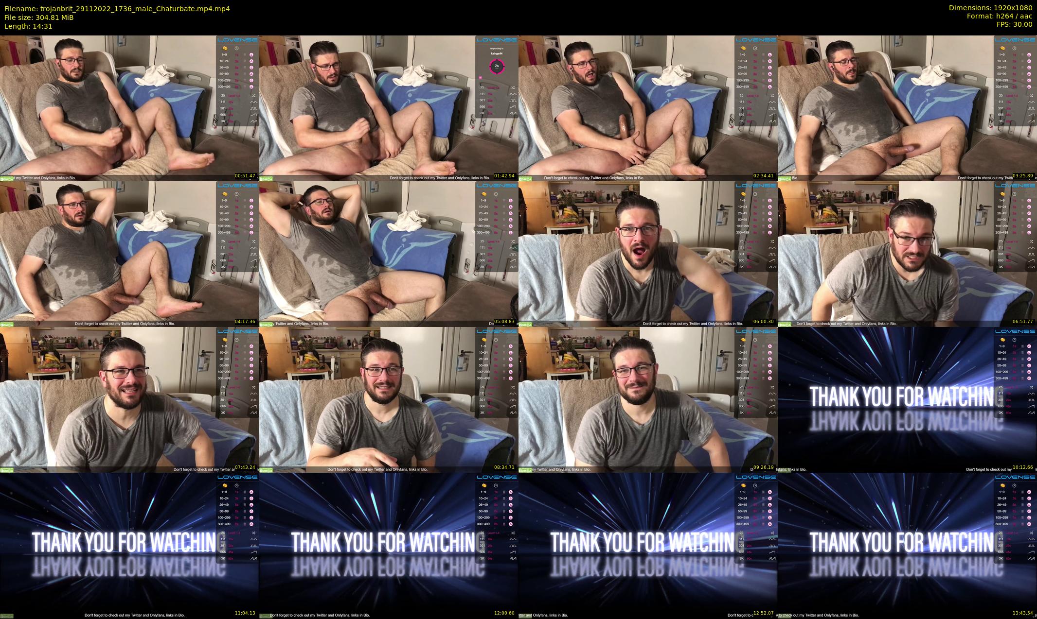 trojanbrit — 15 minute Chaturbate male cam show recording, 1080p, Nov 29, 2022