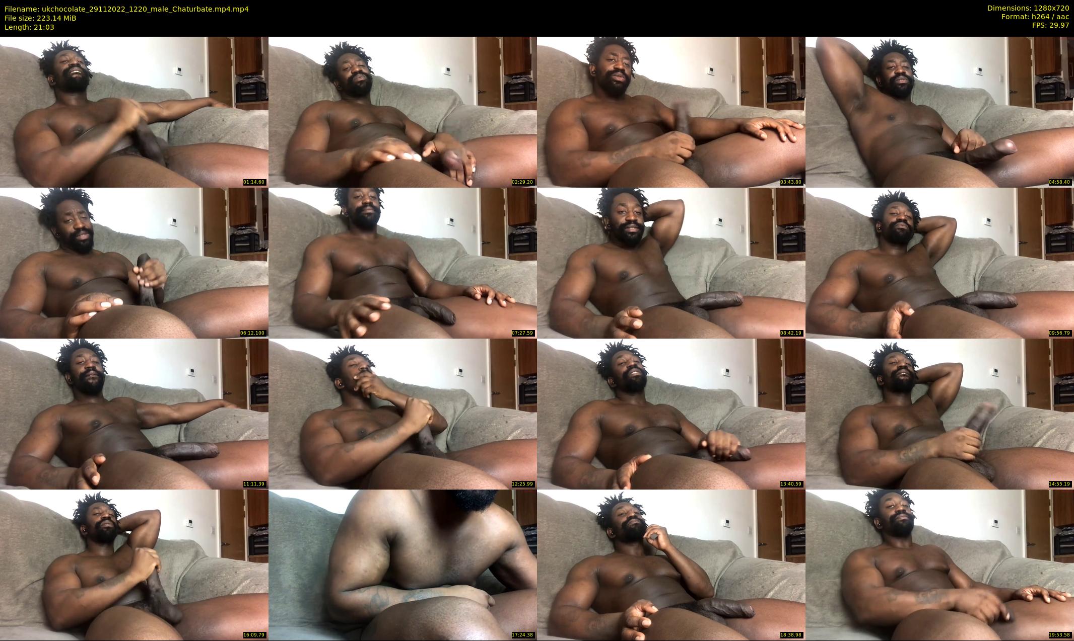 ukchocolate — 22 minute Chaturbate male cam show recording, 720p, Nov 29, 2022