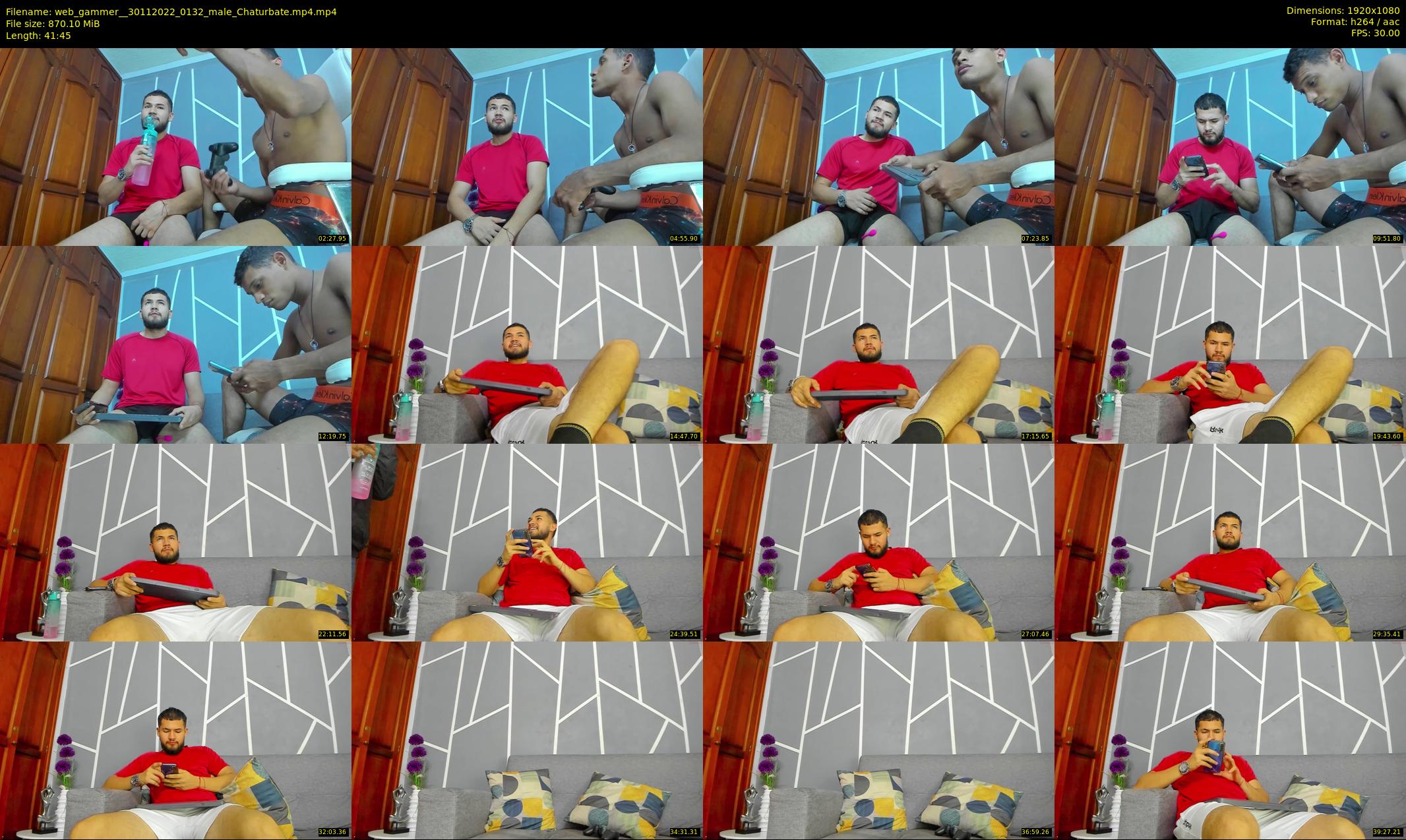 web_gammer_ — 42 minute Chaturbate male cam show recording, 1080p, Nov 30, 2022
