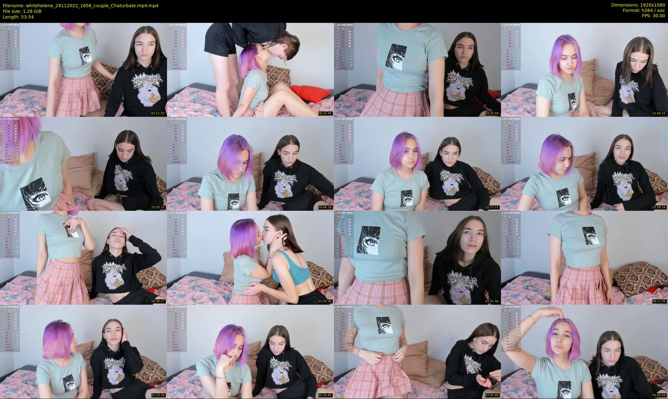 whitehelene — 54 minute Chaturbate female cam show recording, 1080p, Nov 29, 2022