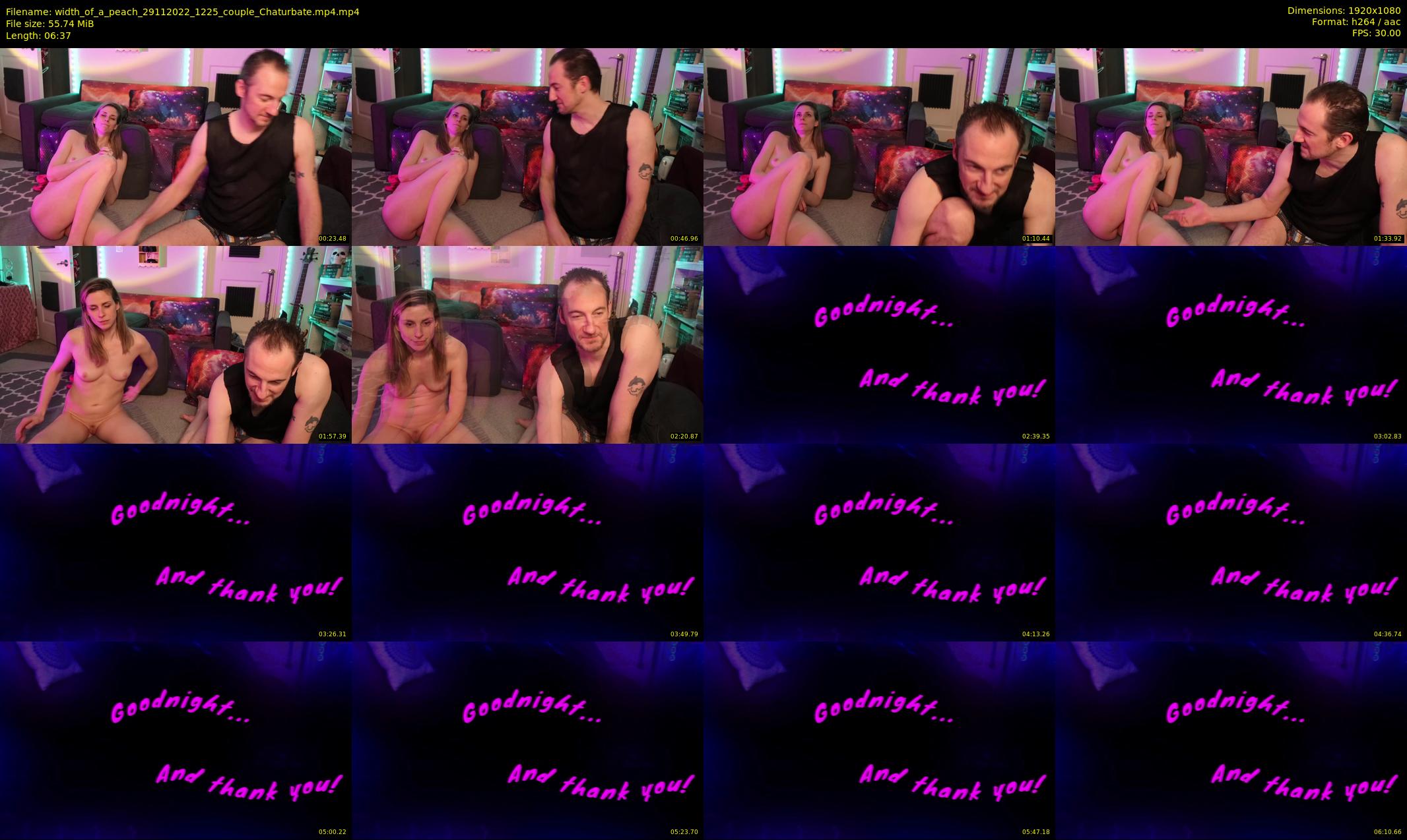 width_of_a_peach — 7 minute Chaturbate couple cam show recording, 1080p, Nov 29, 2022