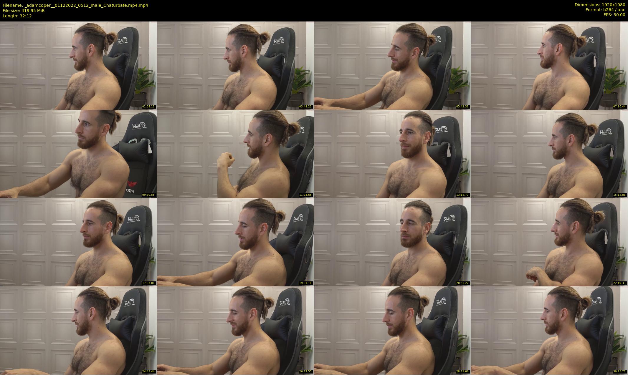 _adamcoper_ — 33 minute Chaturbate male cam show recording, 1080p, Dec 1, 2022