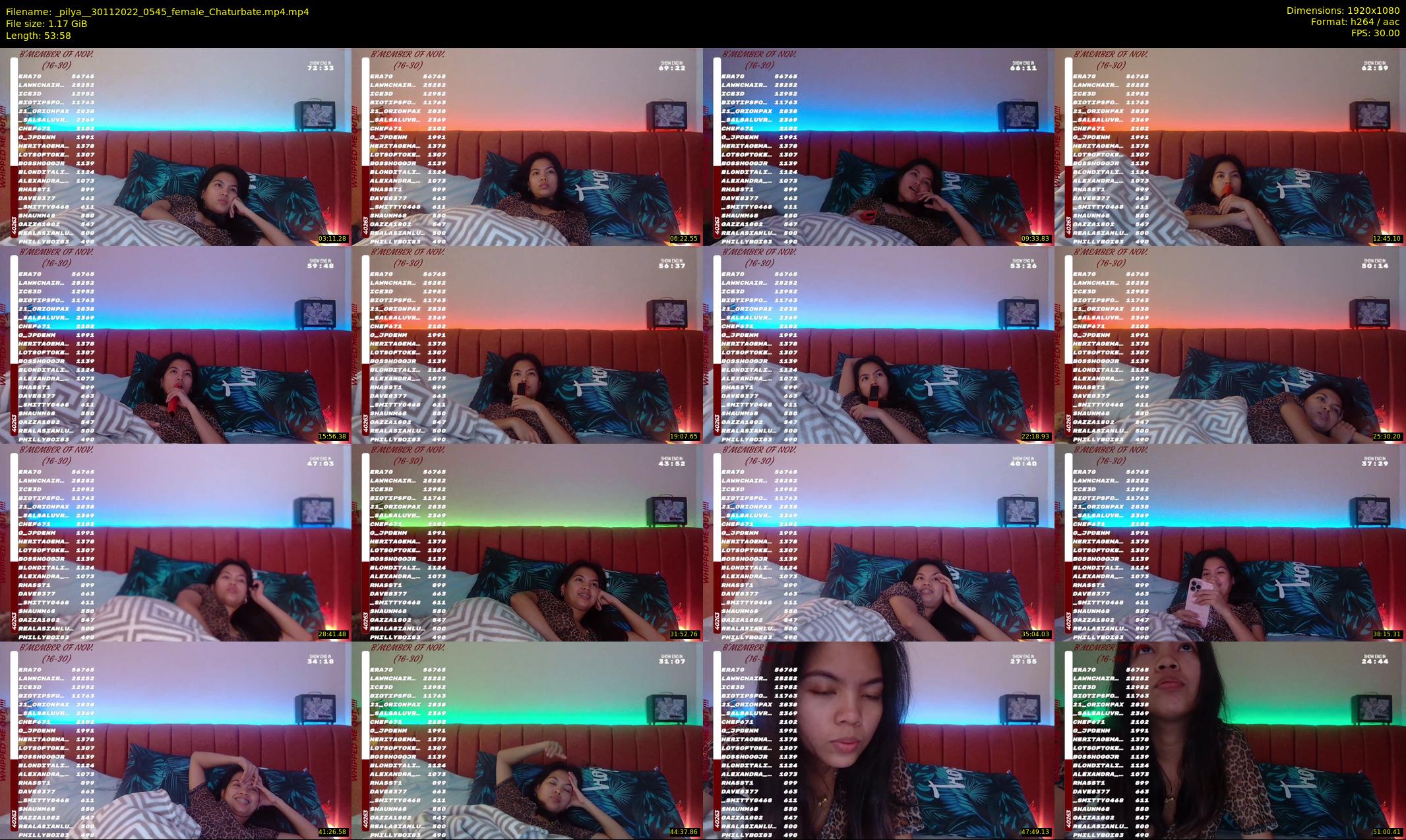 _pilya_ — 54 minute Chaturbate female cam show recording, 1080p, Nov 30, 2022
