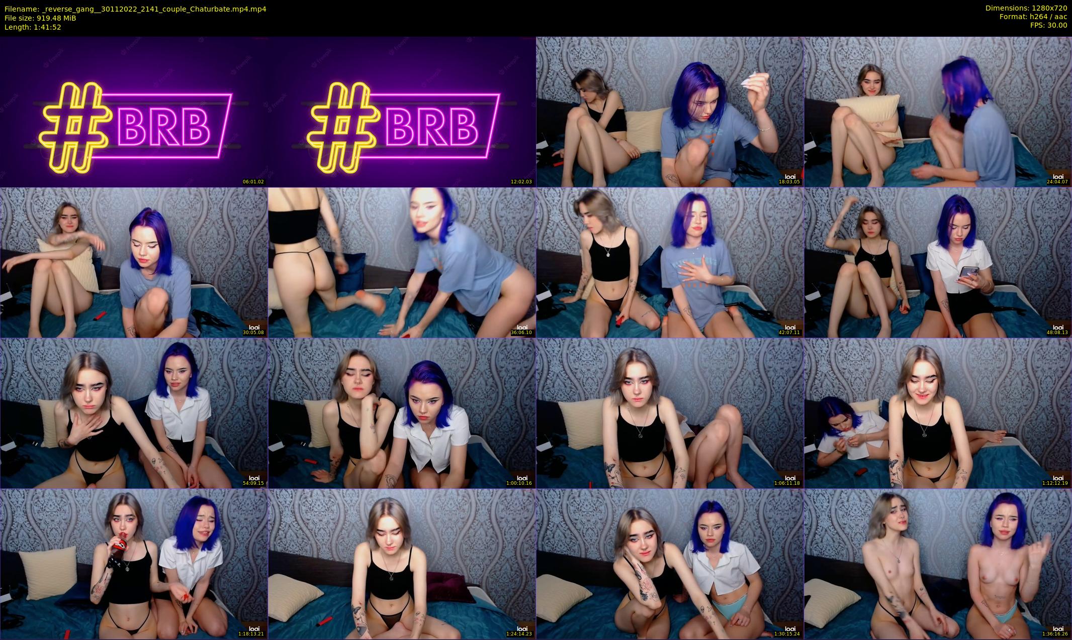 _reverse_gang_ — 102 minute Chaturbate couple cam show recording, 720p, Nov 30, 2022