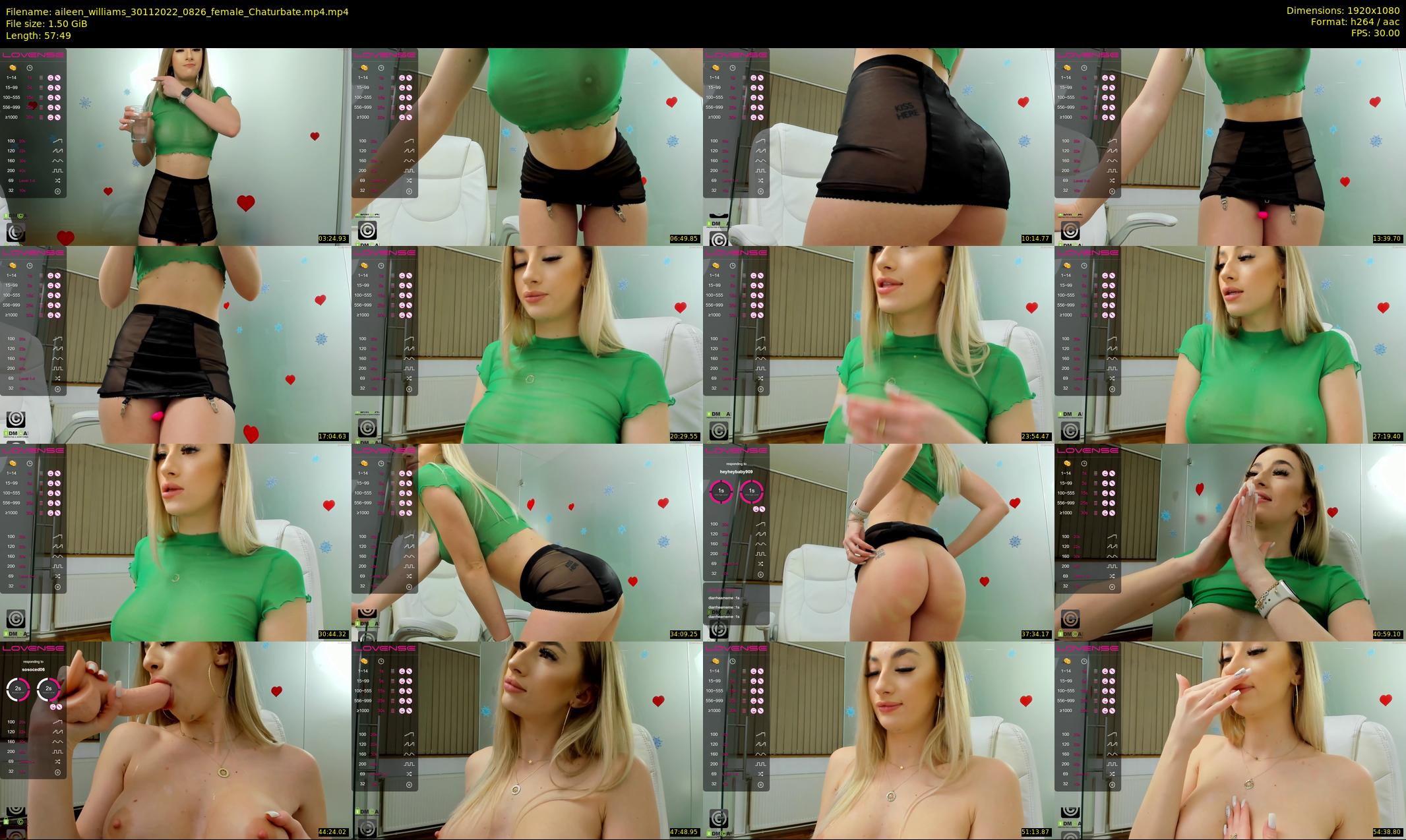 aileen_williams — 58 minute Chaturbate female cam show recording, 1080p, Nov 30, 2022