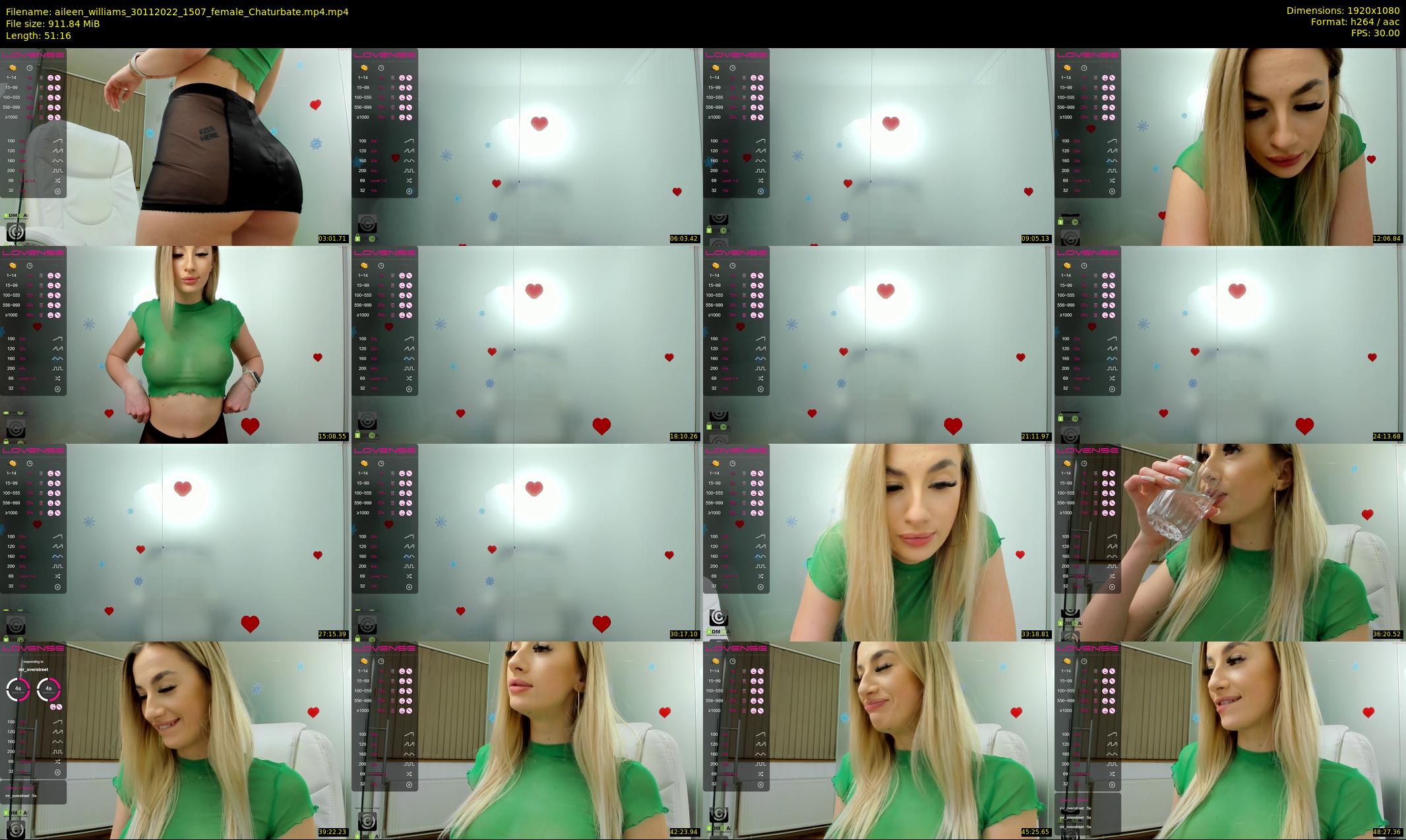 aileen_williams — 52 minute Chaturbate female cam show recording, 1080p, Nov 30, 2022