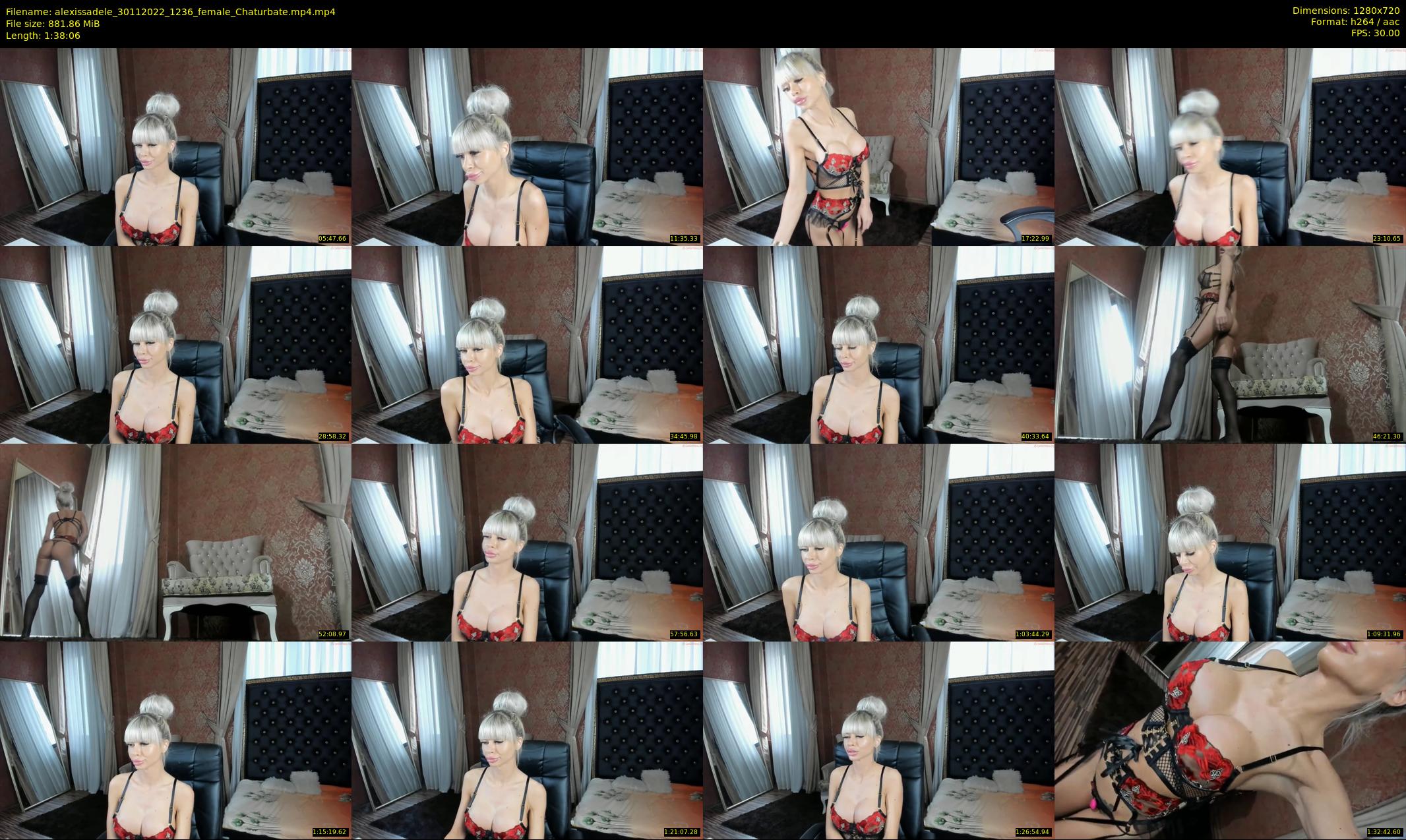 alexissadele — 99 minute Chaturbate female cam show recording, 720p, Nov 30, 2022