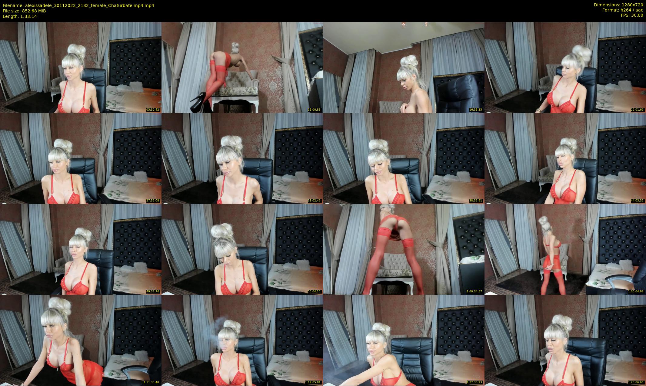 alexissadele — 94 minute Chaturbate female cam show recording, 720p, Nov 30, 2022