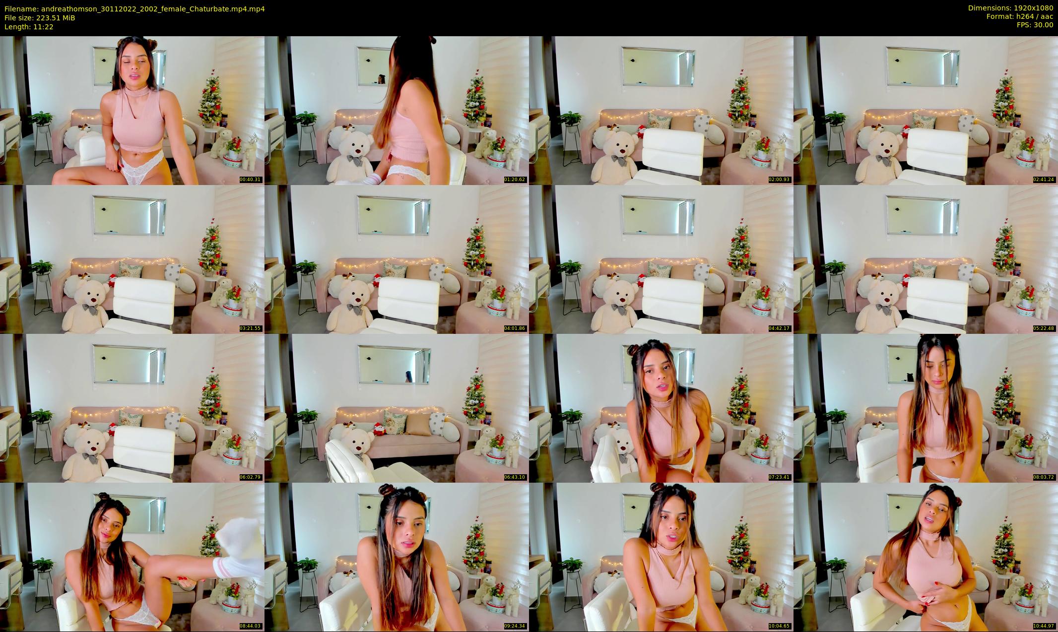 andreathomson — 12 minute Chaturbate female cam show recording, 1080p, Nov 30, 2022