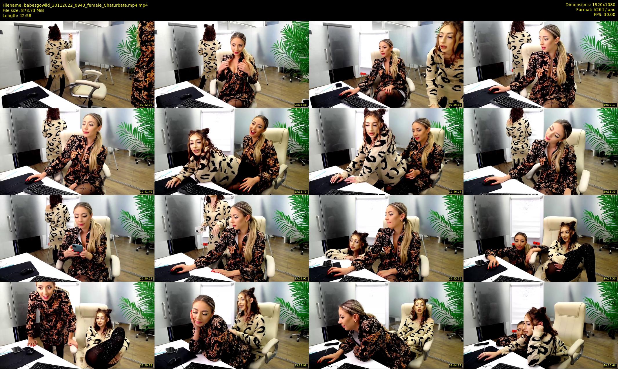 babesgowild — 43 minute Chaturbate couple cam show recording, 1080p, Nov 30, 2022