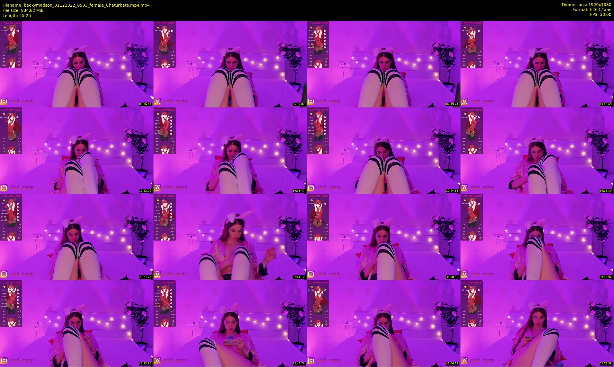 beckymadson — 56 minute Chaturbate female cam show recording, 1080p, Dec 1, 2022