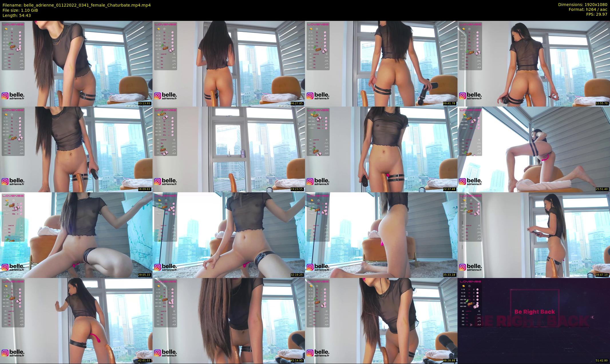 belle_adrienne — 55 minute Chaturbate couple cam show recording, 1080p, Dec 1, 2022